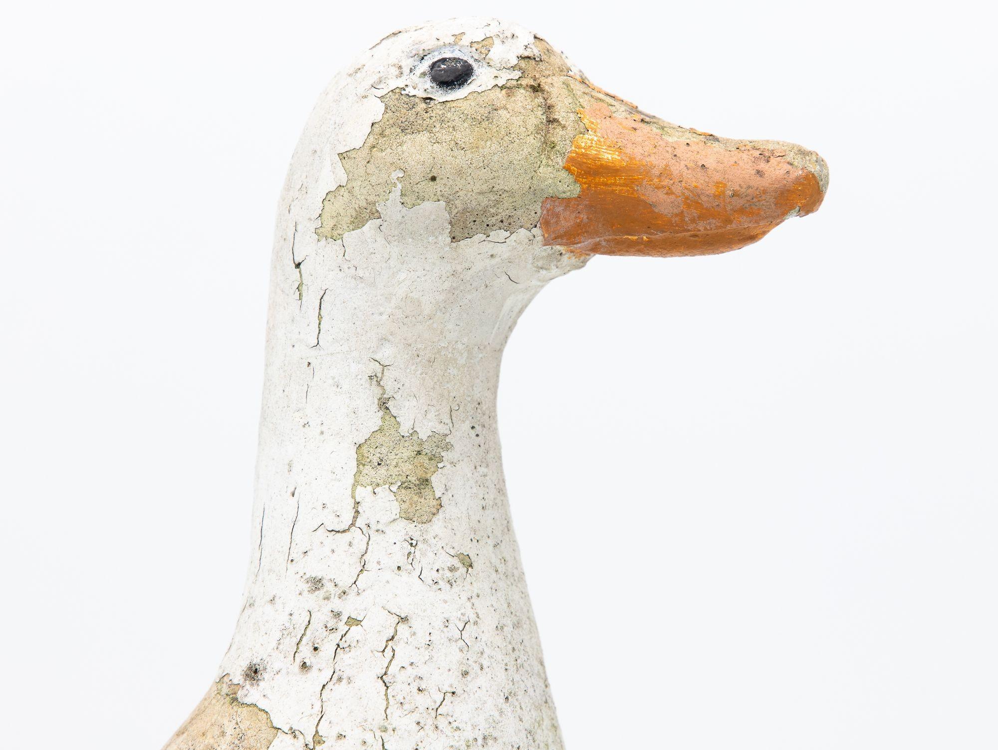 Concrete Duck Garden Ornament, French 20th Century 3