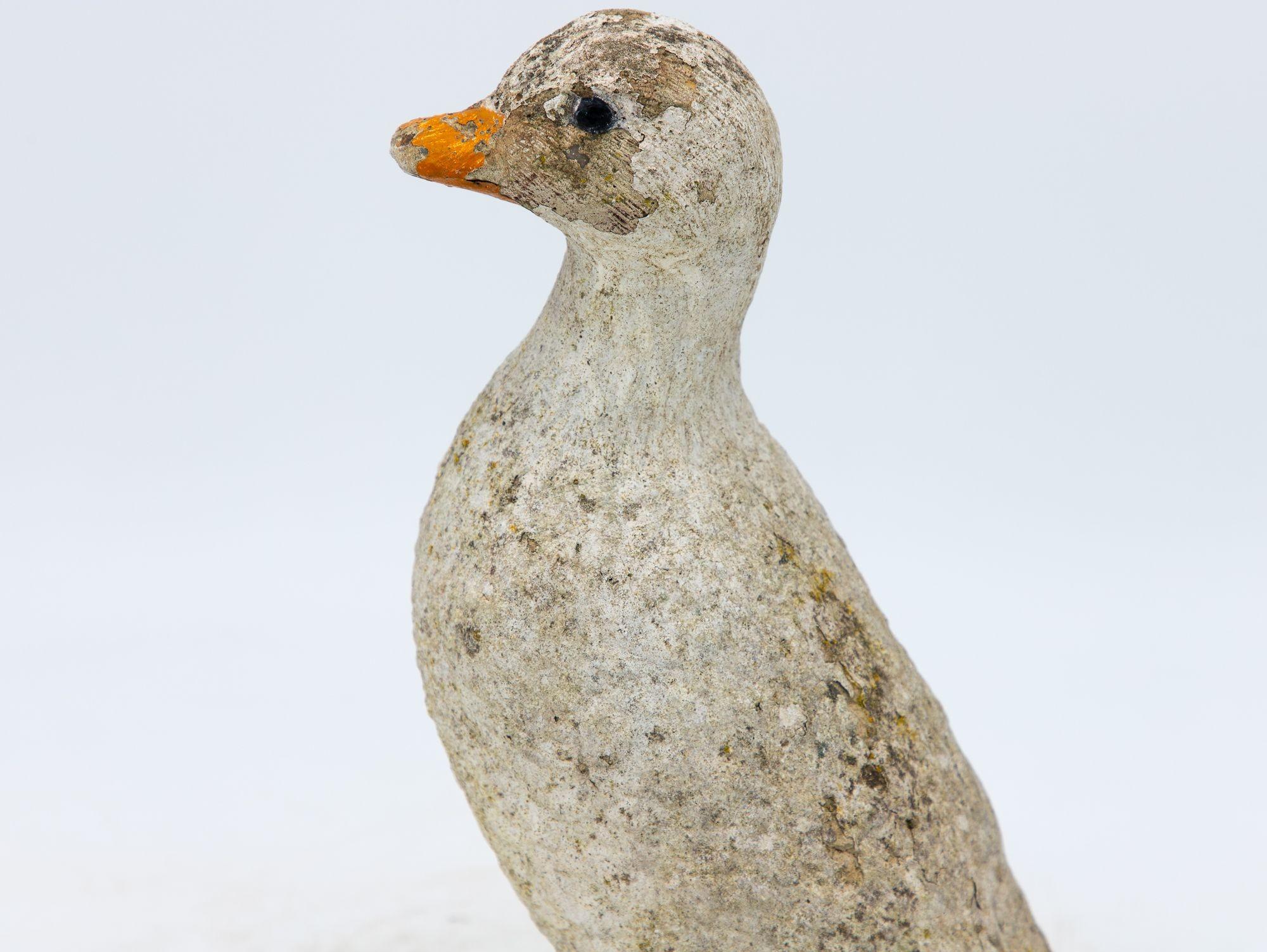 Concrete Duck Garden Ornament, French 20th Century 4