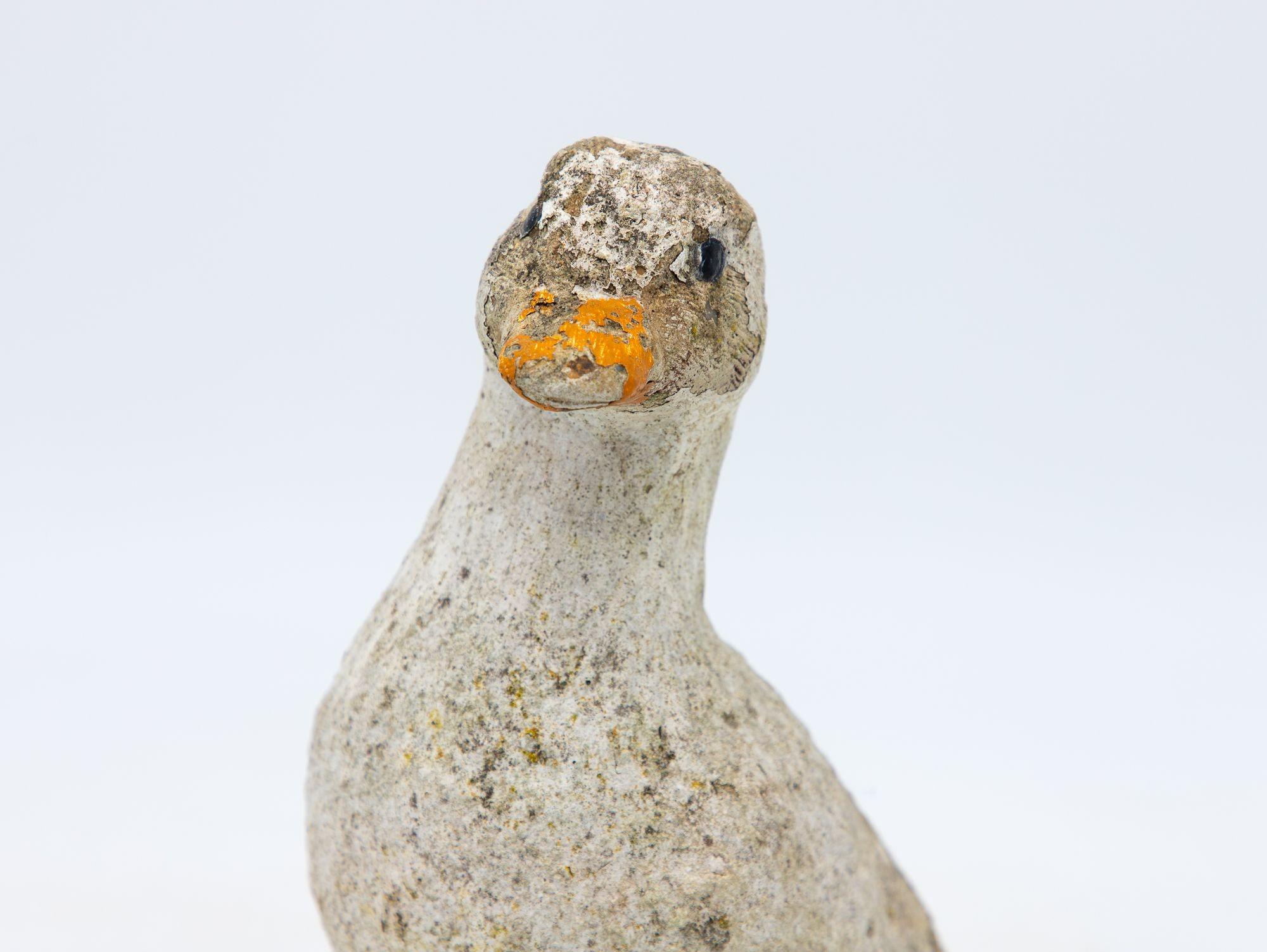 Concrete Duck Garden Ornament, French 20th Century 5