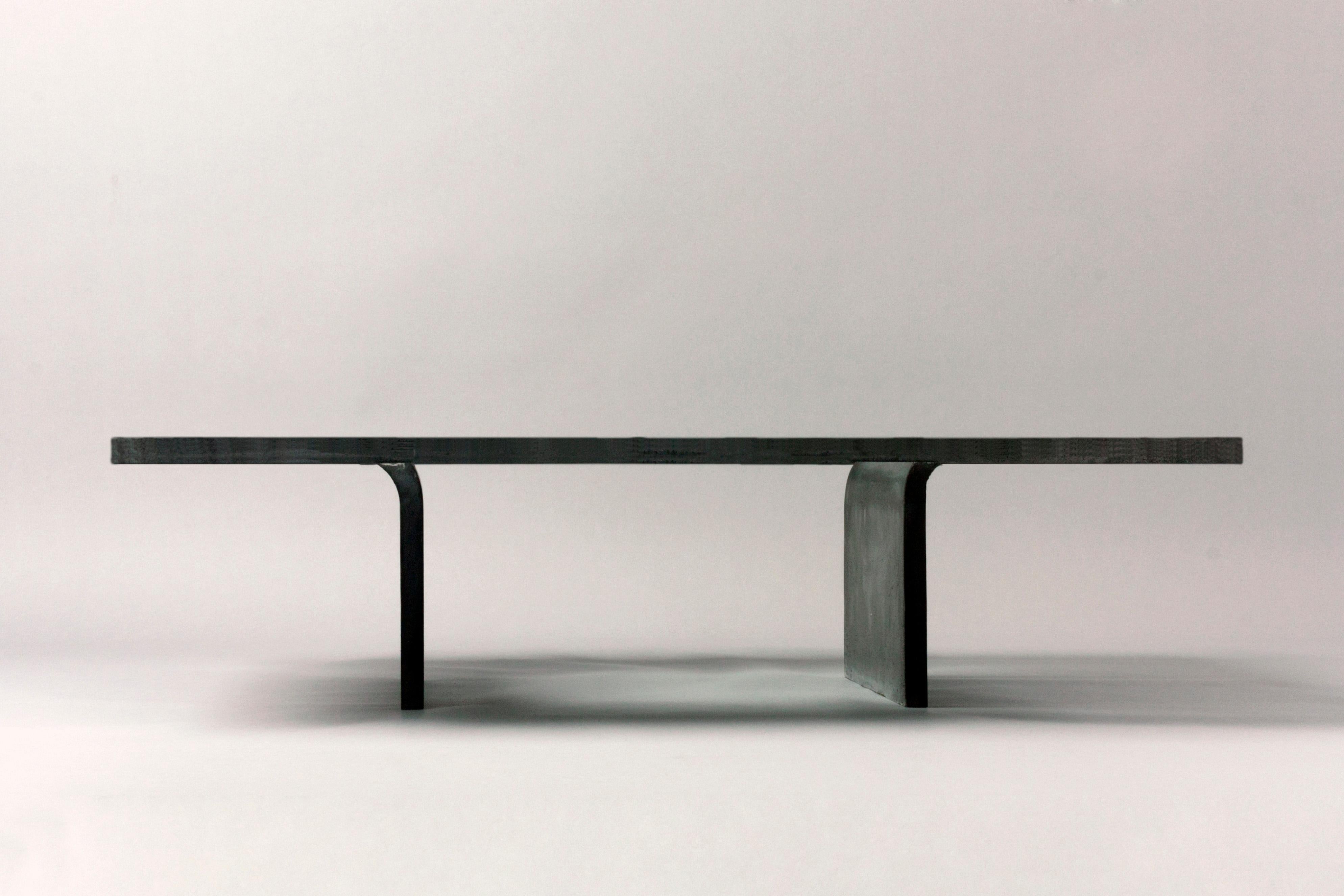 Modern Concrete Fall Coffee Table For Sale
