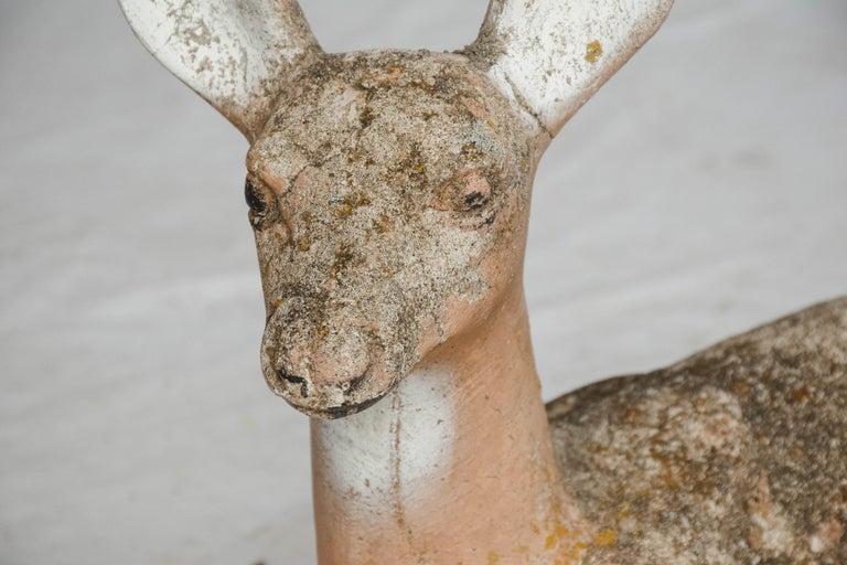 Concrete Garden Deer at 1stDibs
