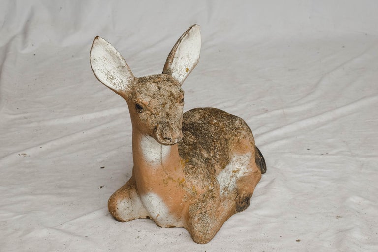 Concrete Garden Deer at 1stDibs