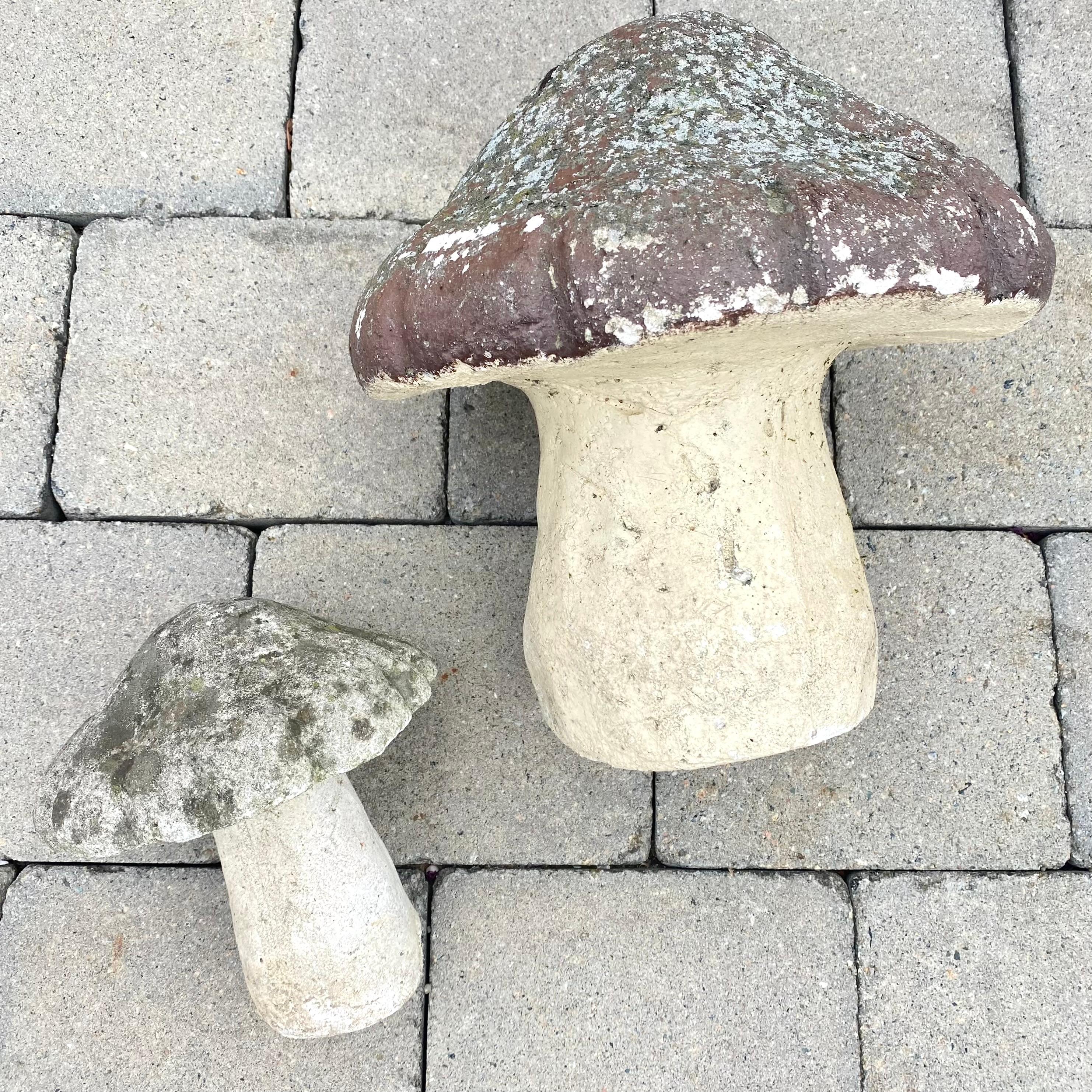 Concrete Garden Mushrooms, 1970s France 4