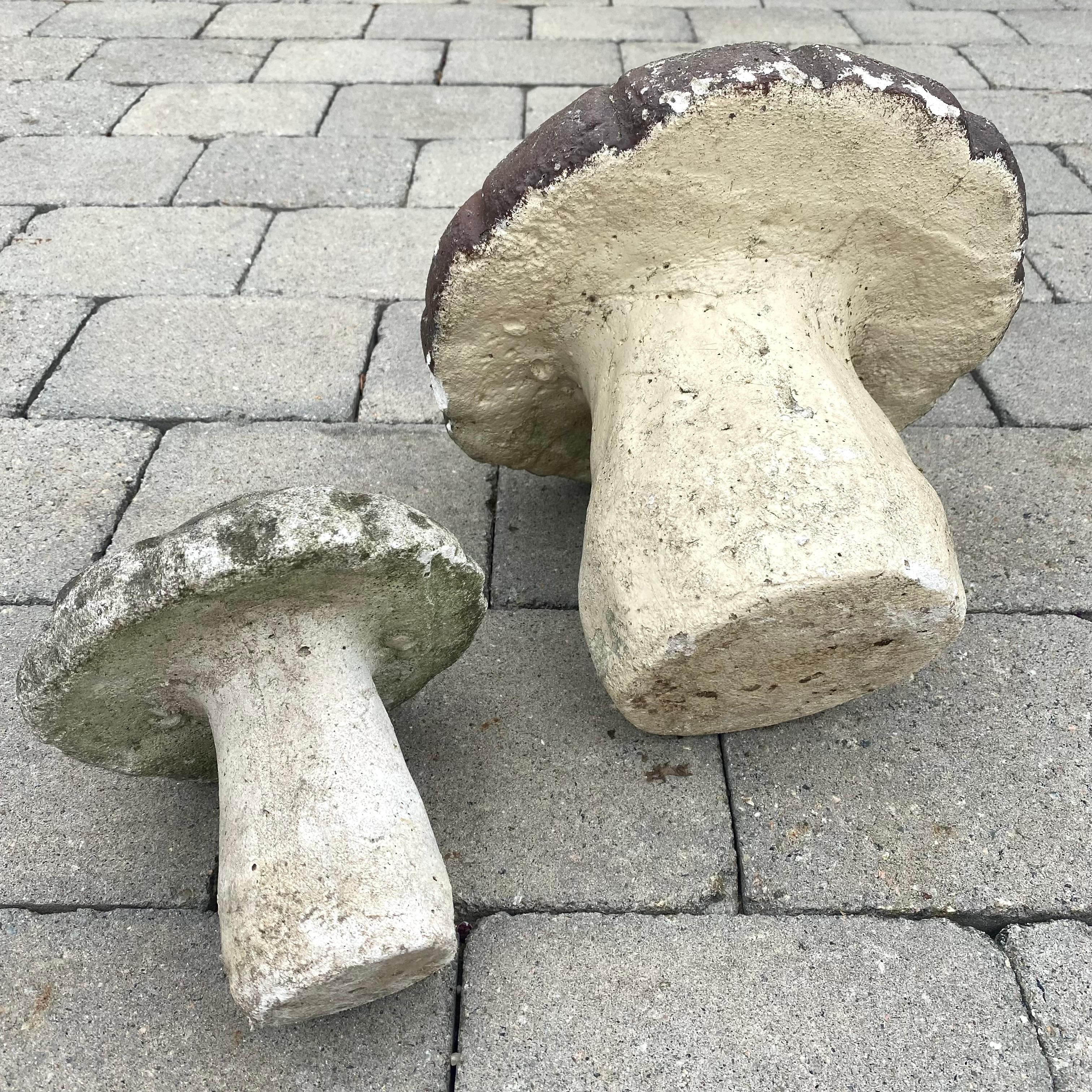 Concrete Garden Mushrooms, 1970s France 5