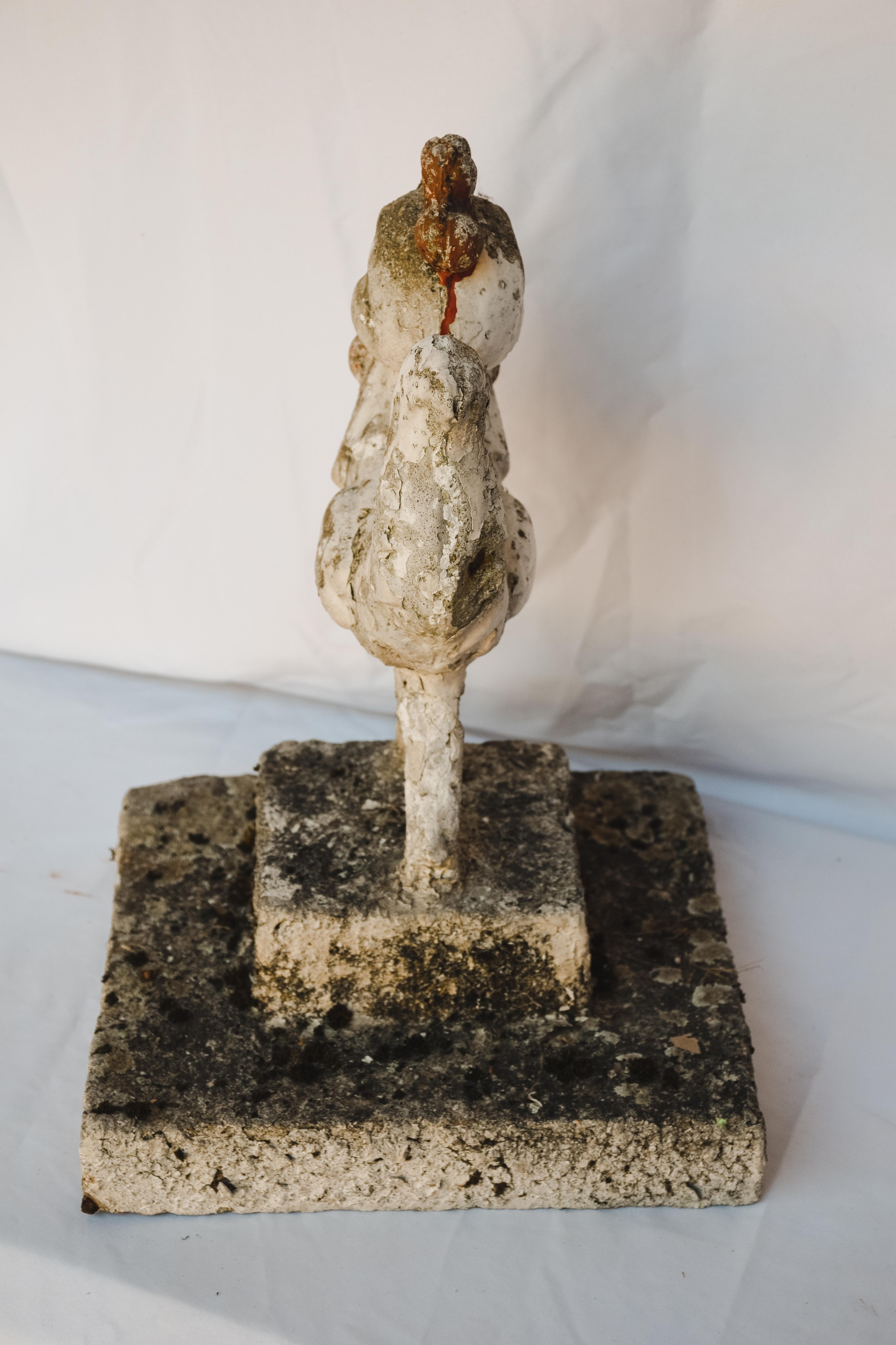 Concrete Garden Rooster For Sale 1