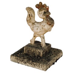 Used Concrete Garden Rooster