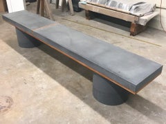 Concrete Kitsugi Column Bench