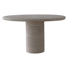 Travertino Large Table Ronde by Bicci de Medici