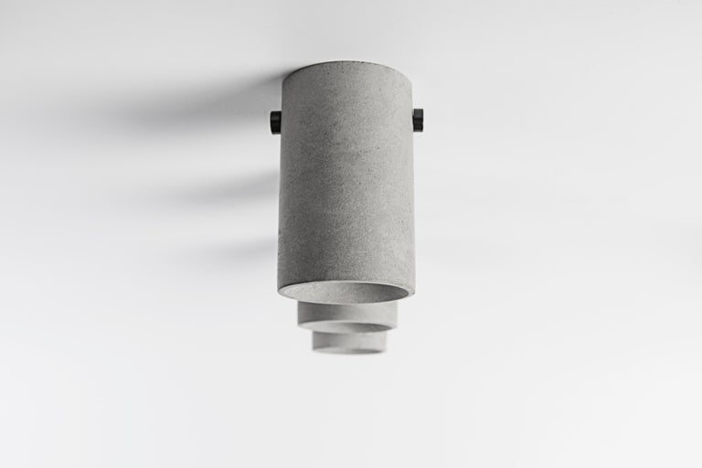 Concrete Lighting 'LV' Ceiling Light For Sale at 1stDibs concrete
