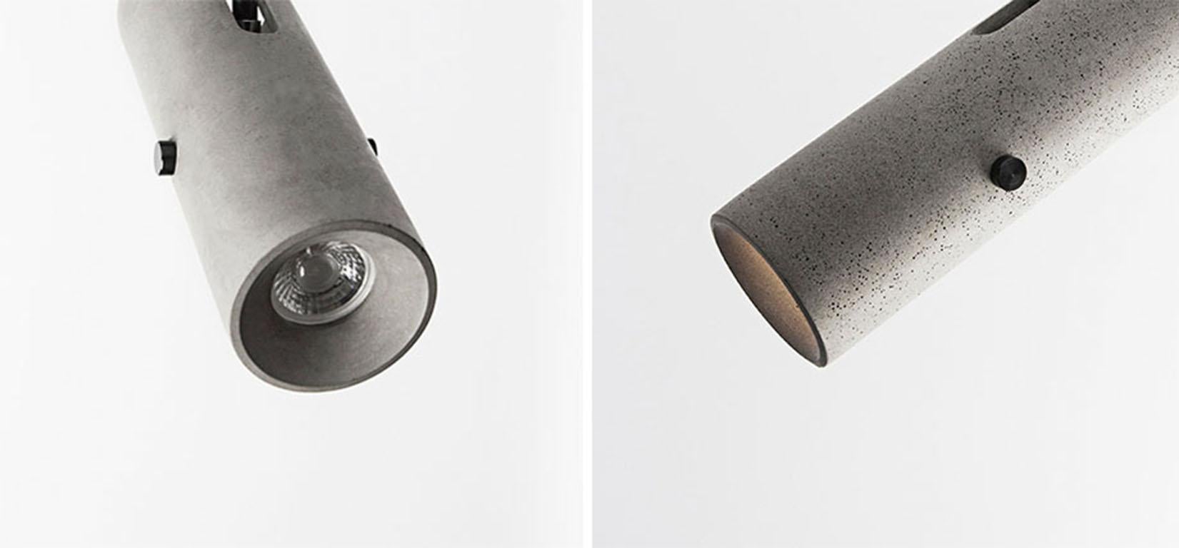 Luminaires en béton 