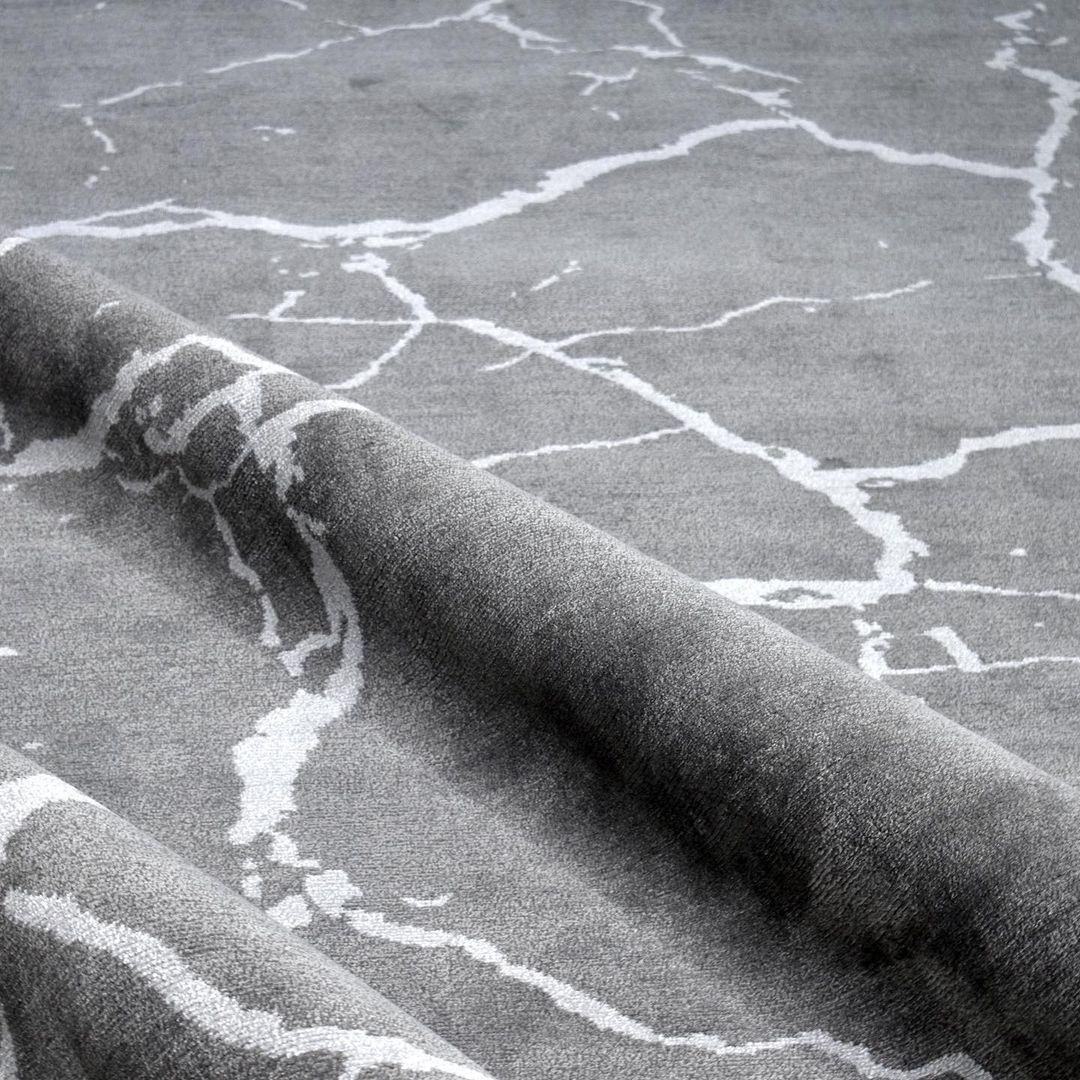 Contemporary Concrete Medium Rug by Art & Loom For Sale