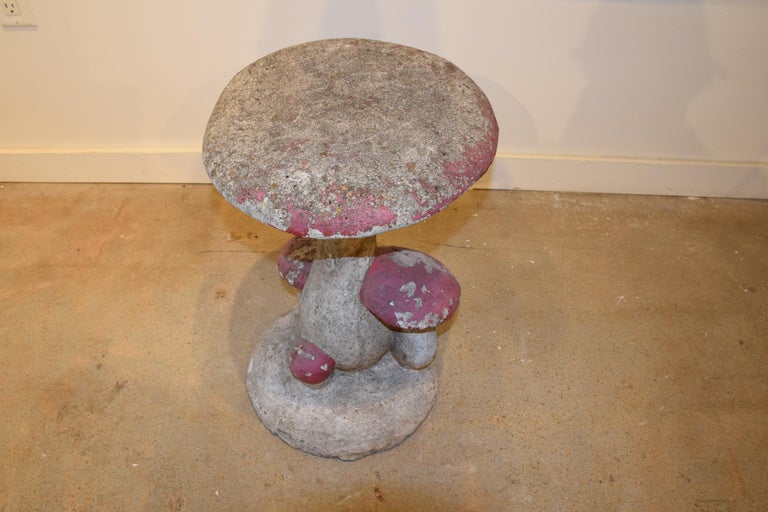 Concrete Mushroom, Cluster of Mushrooms Garden Element For Sale at 1stdibs