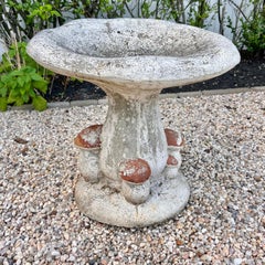 Concrete Mushroom Stools, 1950s France