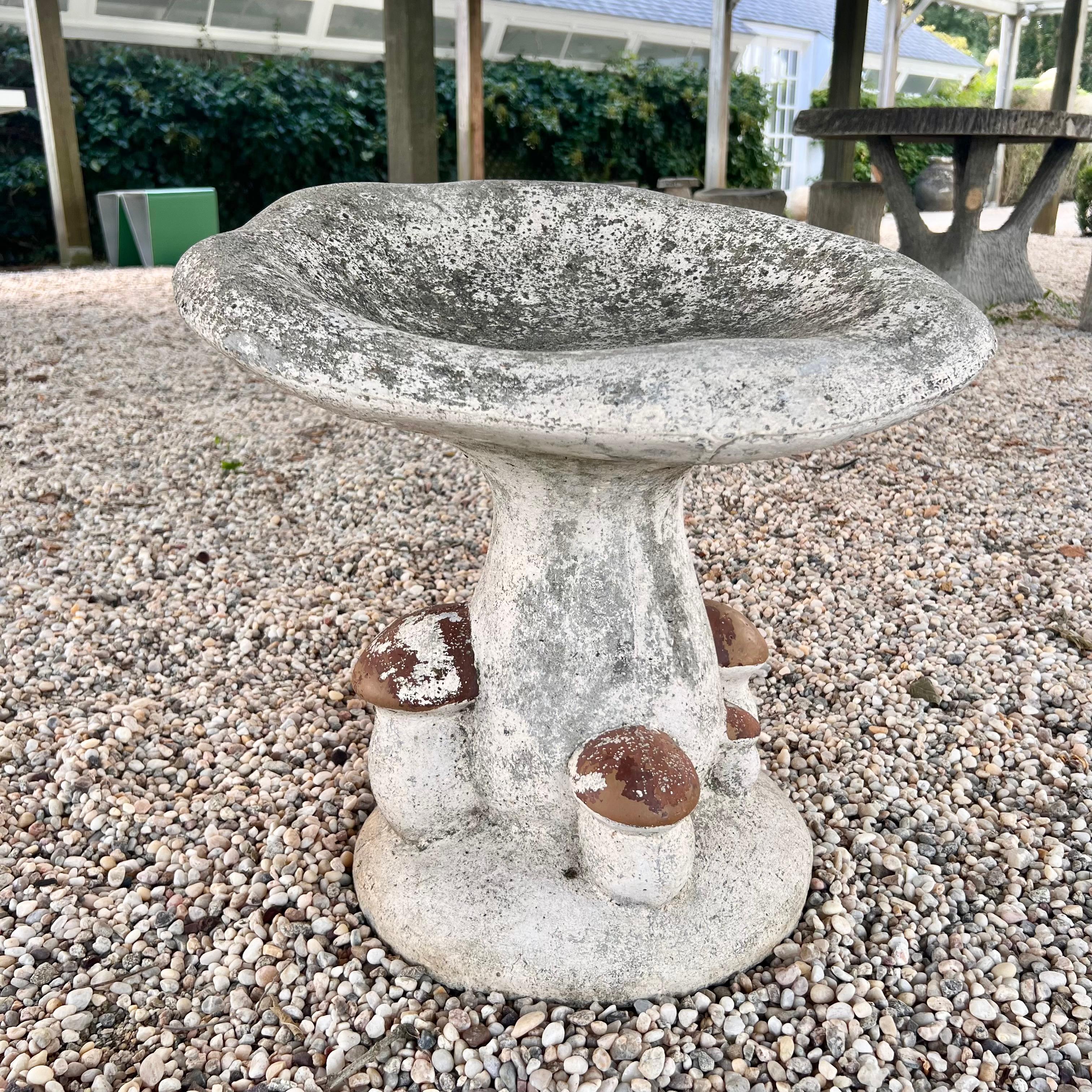 Concrete Mushroom Stools, 1950s France In Good Condition For Sale In Los Angeles, CA