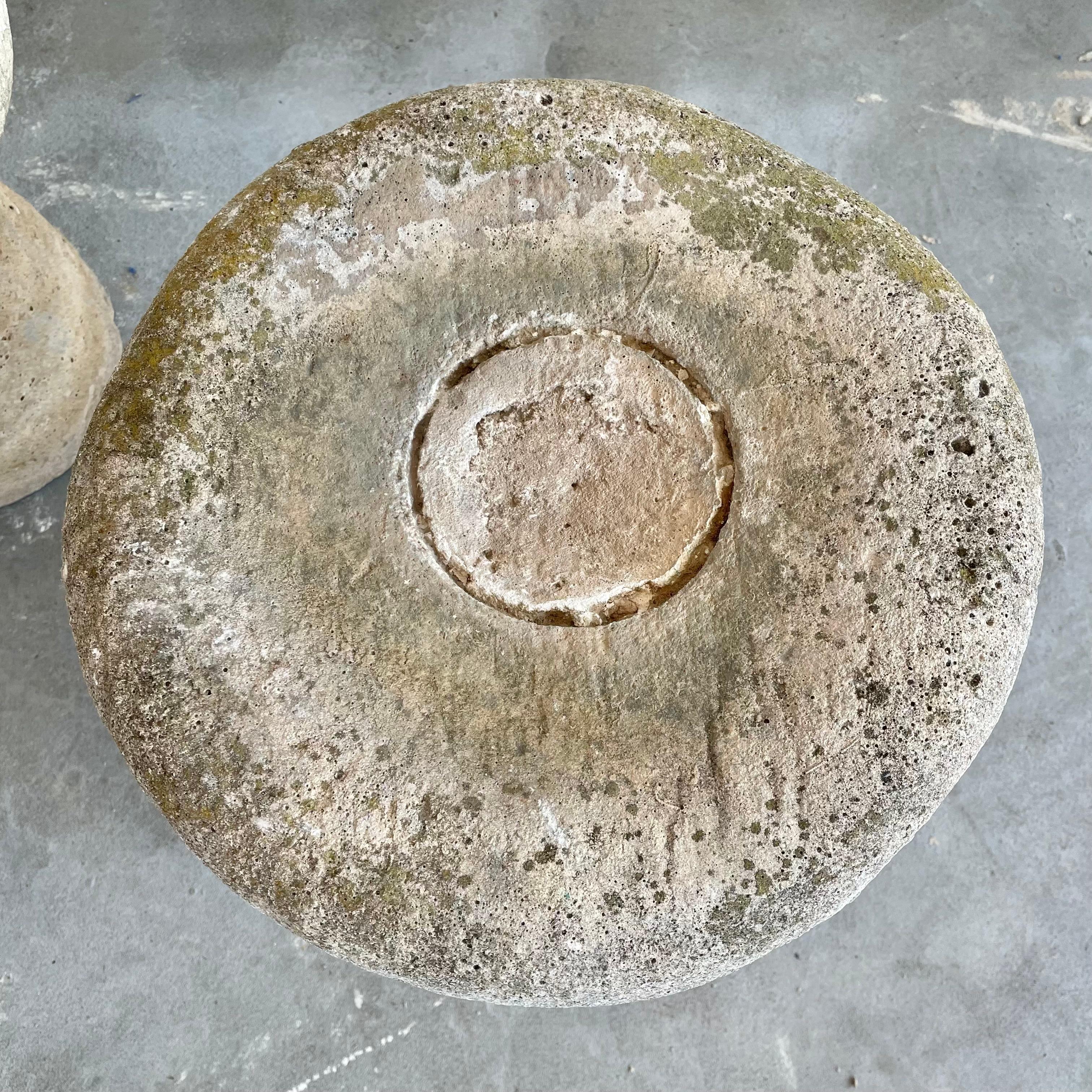 Concrete Mushroom Stools, 1970s, France 2