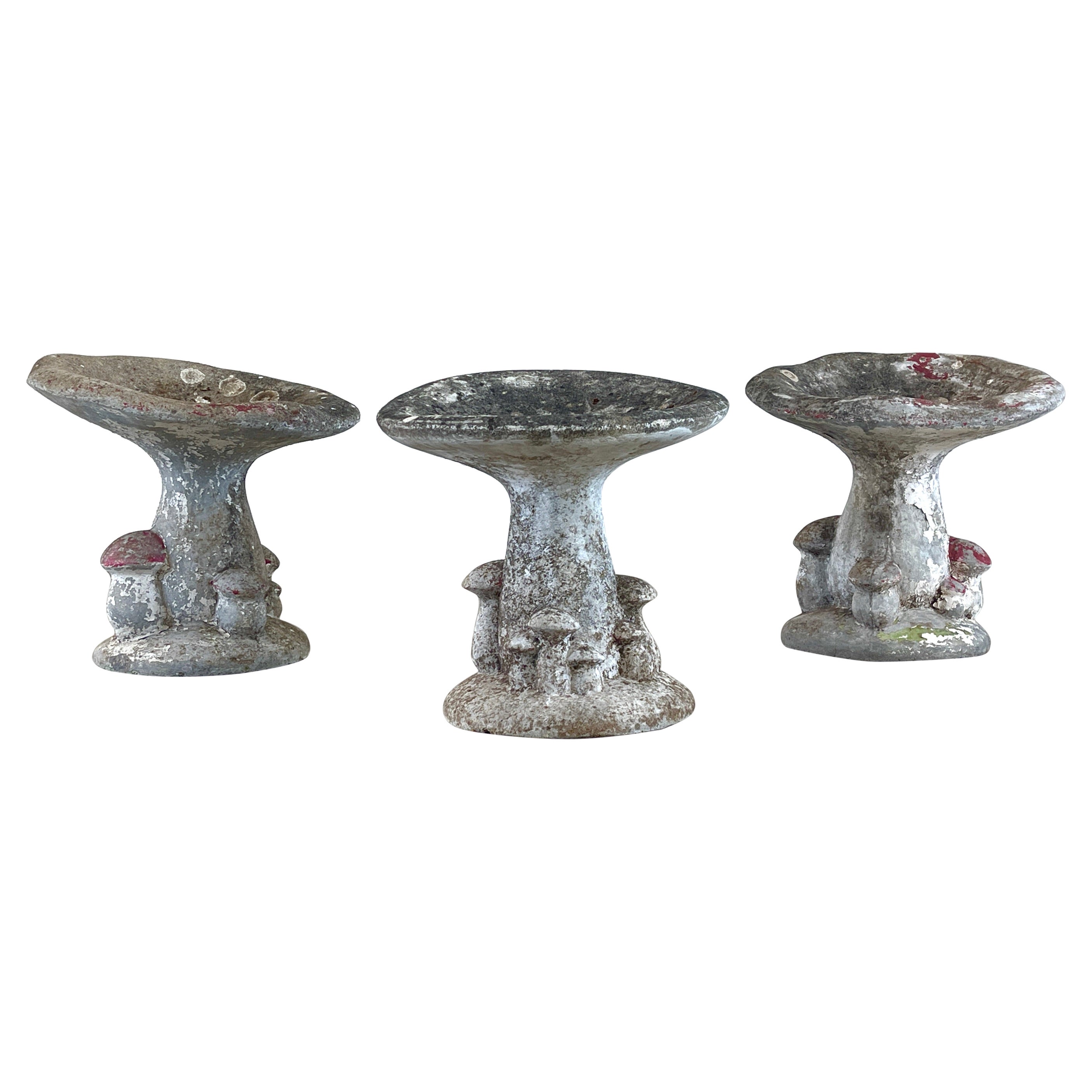 Concrete Mushroom Stools