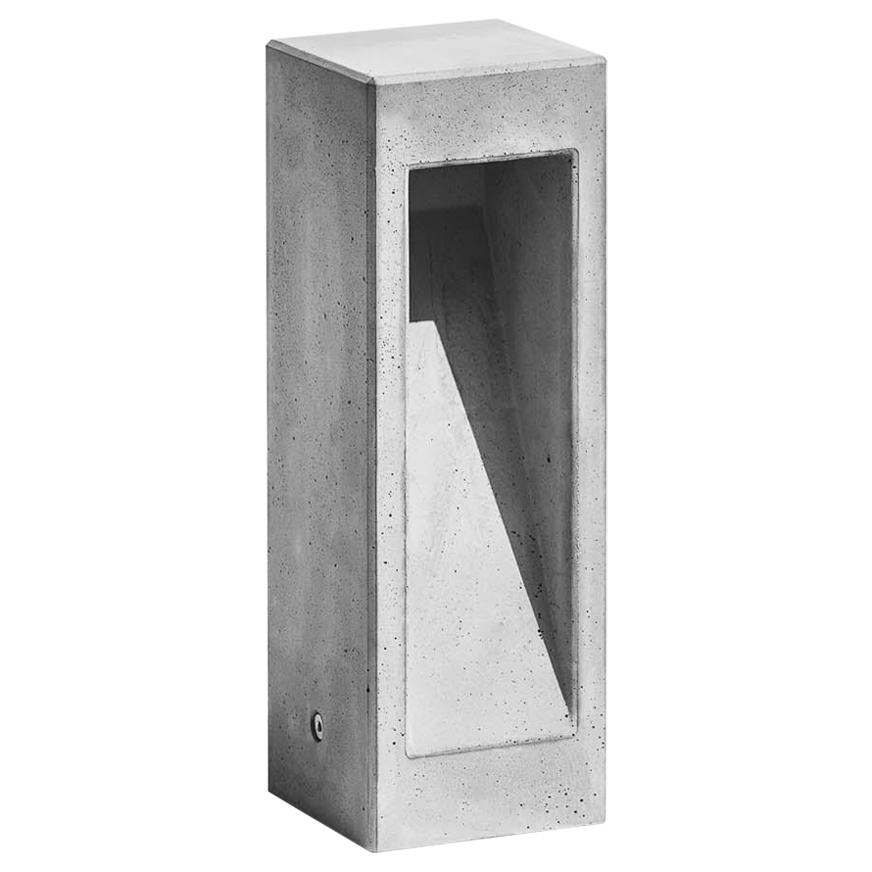 Concrete Outdoor Lighting 'Cube M' by Bentu Design For Sale