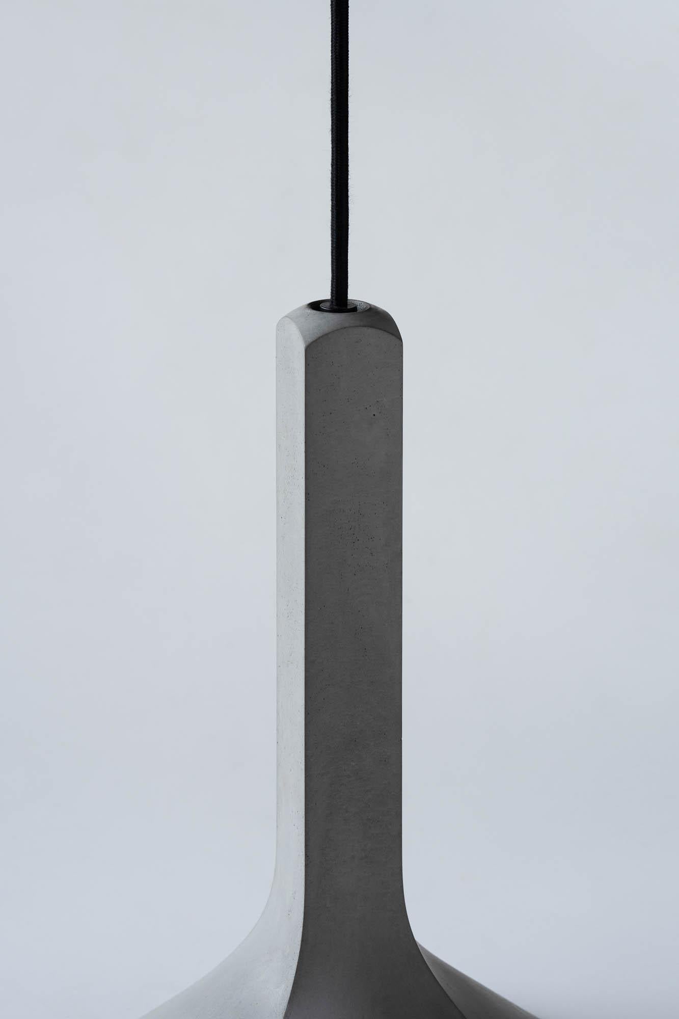 Concrete Pendant Lamp 'Chuan' by Bentu Design For Sale 1