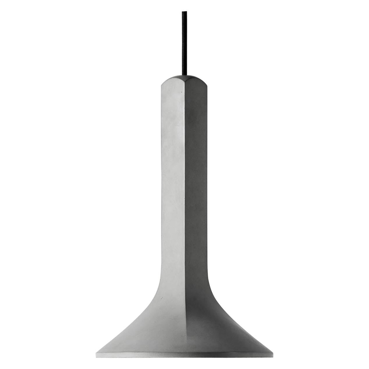 Concrete Pendant Lamp 'Chuan' by Bentu Design For Sale