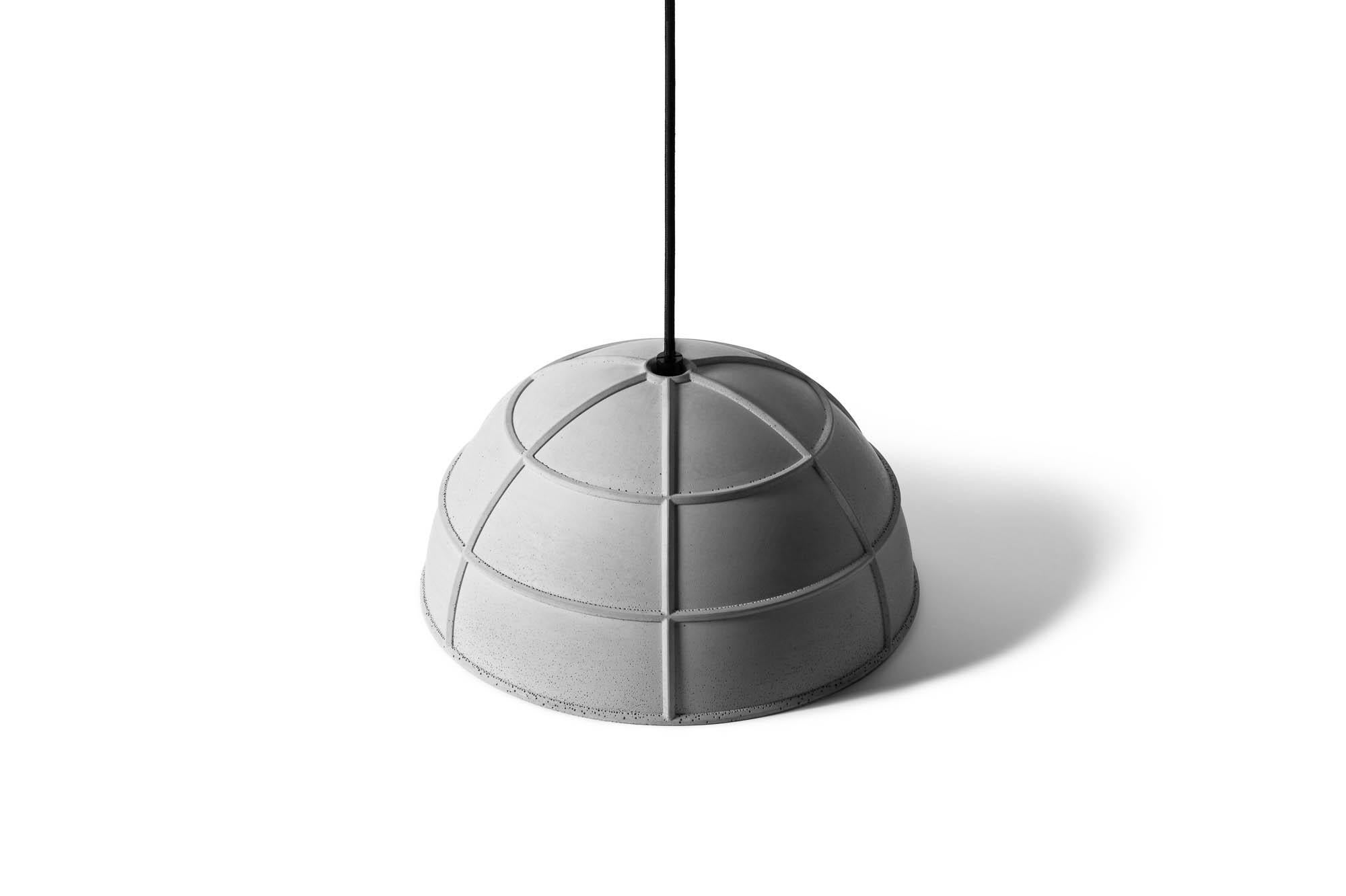 Concrete Pendant Lamp 'Leng' by Bentu Design 1