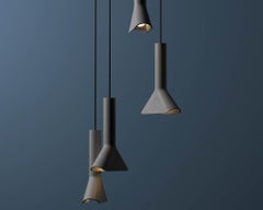 Concrete Pendant Lamp 'Ru' by Bentu Design