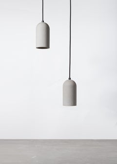 Concrete Pendant Lamp, “U, ” from Concrete Collection by Bentu
