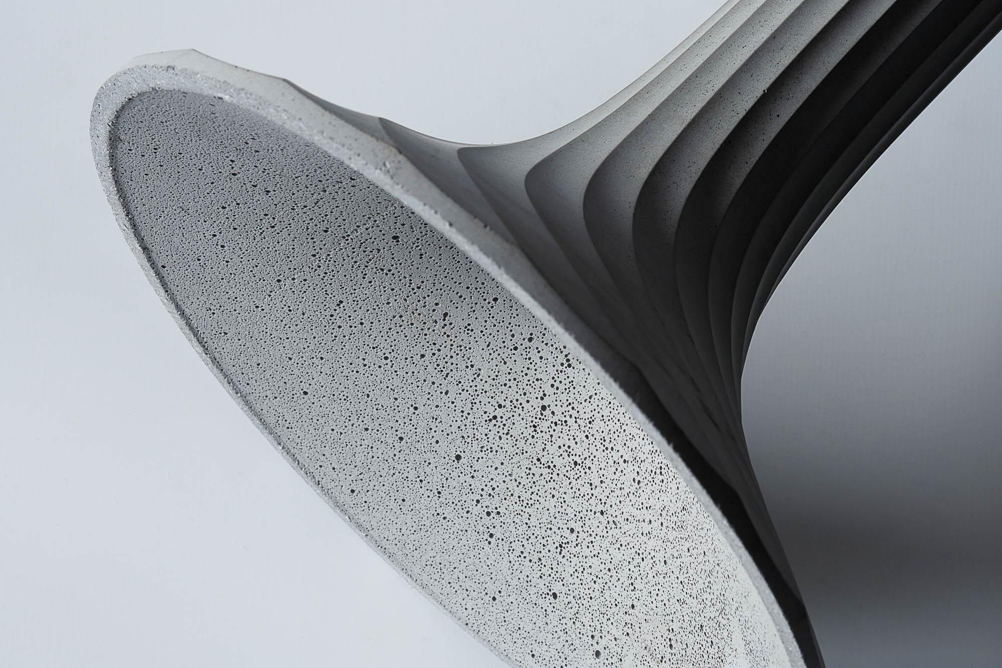 Concrete Pendant Lamp 'Xuan' by Bentu Design For Sale 1
