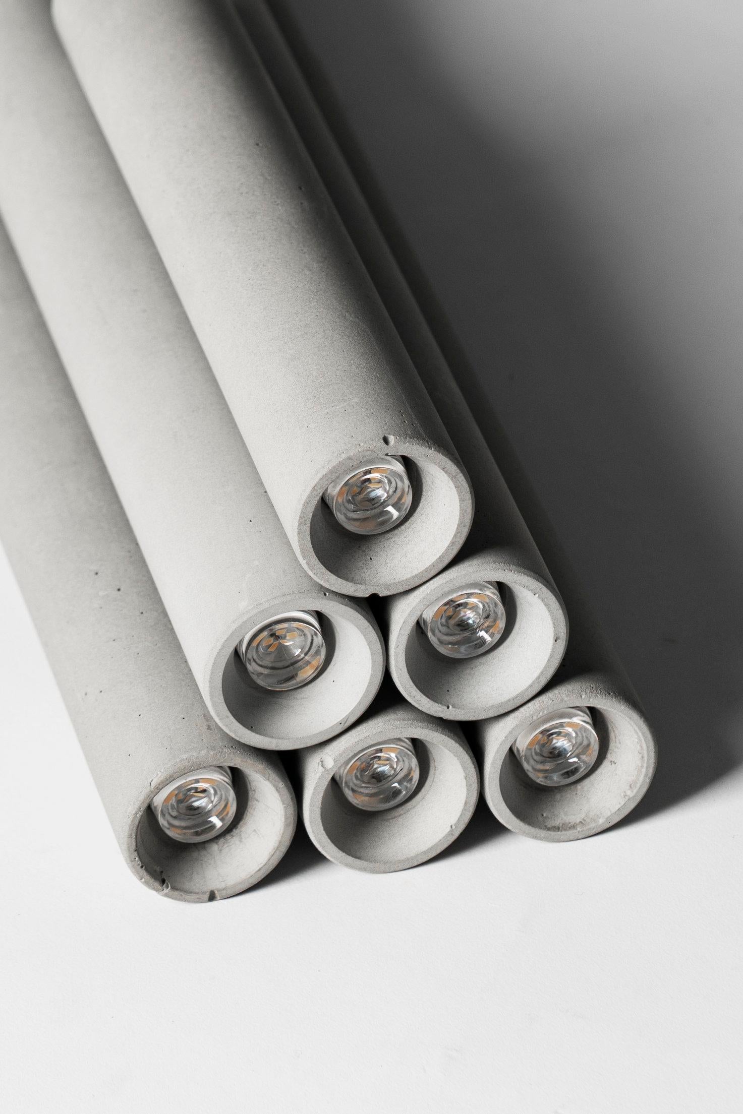 Calcestruzzo Lampade a sospensione in calcestruzzo 'Bang II' di Bentu Design 'Grandi dimensioni in vendita