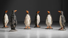 Concrete Penguin Garden Statues, France 1960