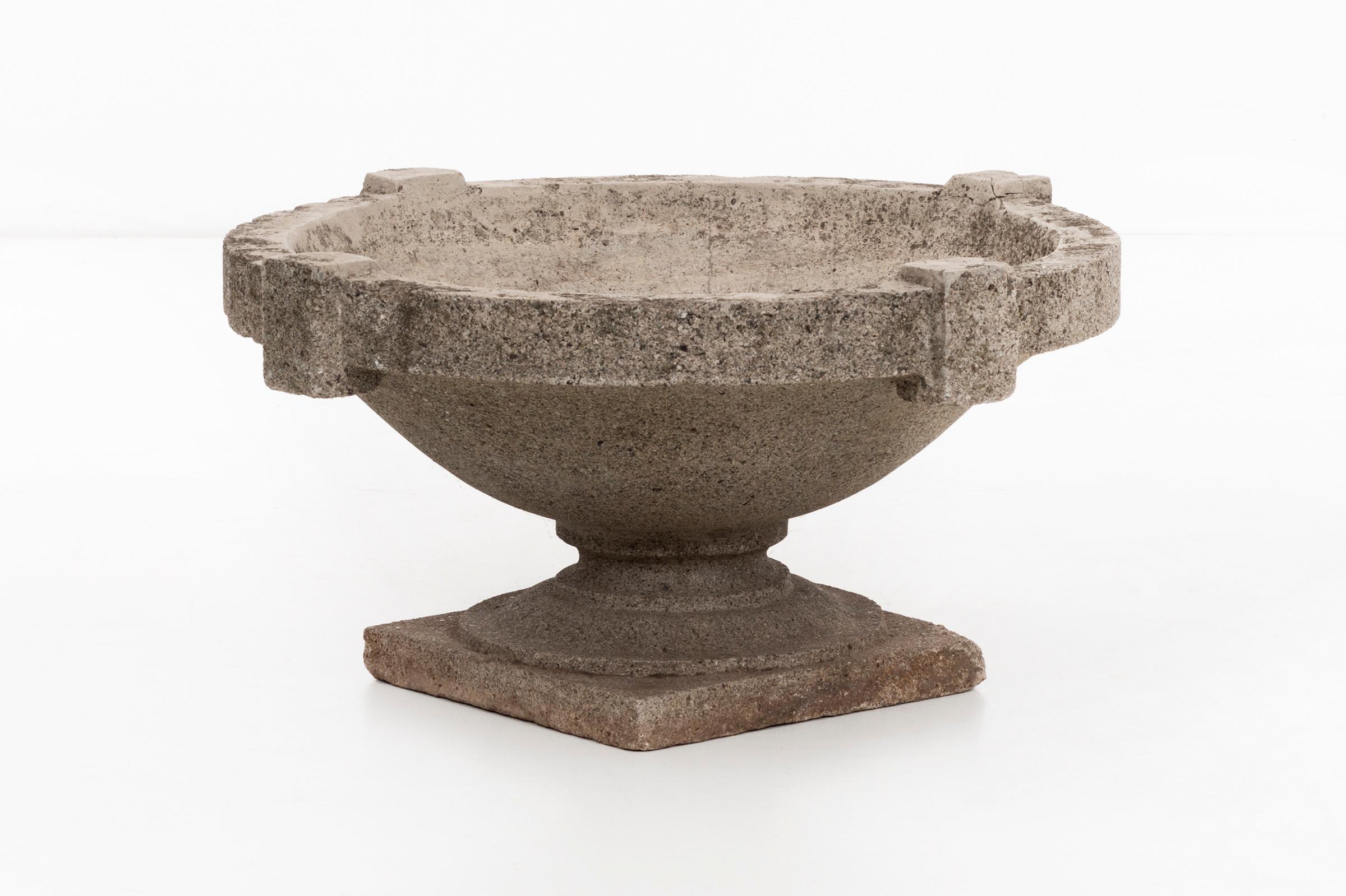 Studio produced concrete planter from Frank Lloyd Wright's Coonley House.