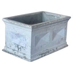 Used Concrete Planter with Deco Sides