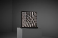 Scultura a rilievo in calcestruzzo di Momcilo Milovanovic, Francia anni '70