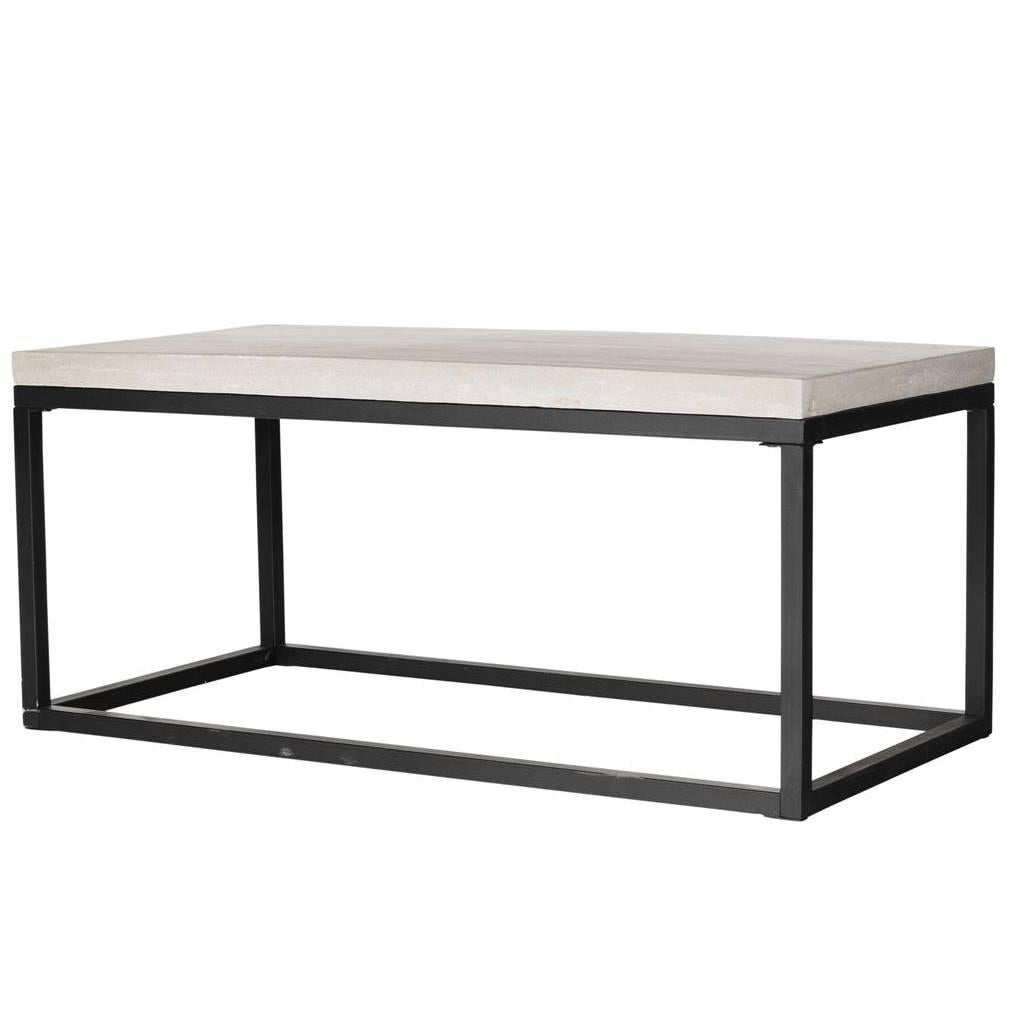 Concrete Resin Coffee Table For Sale