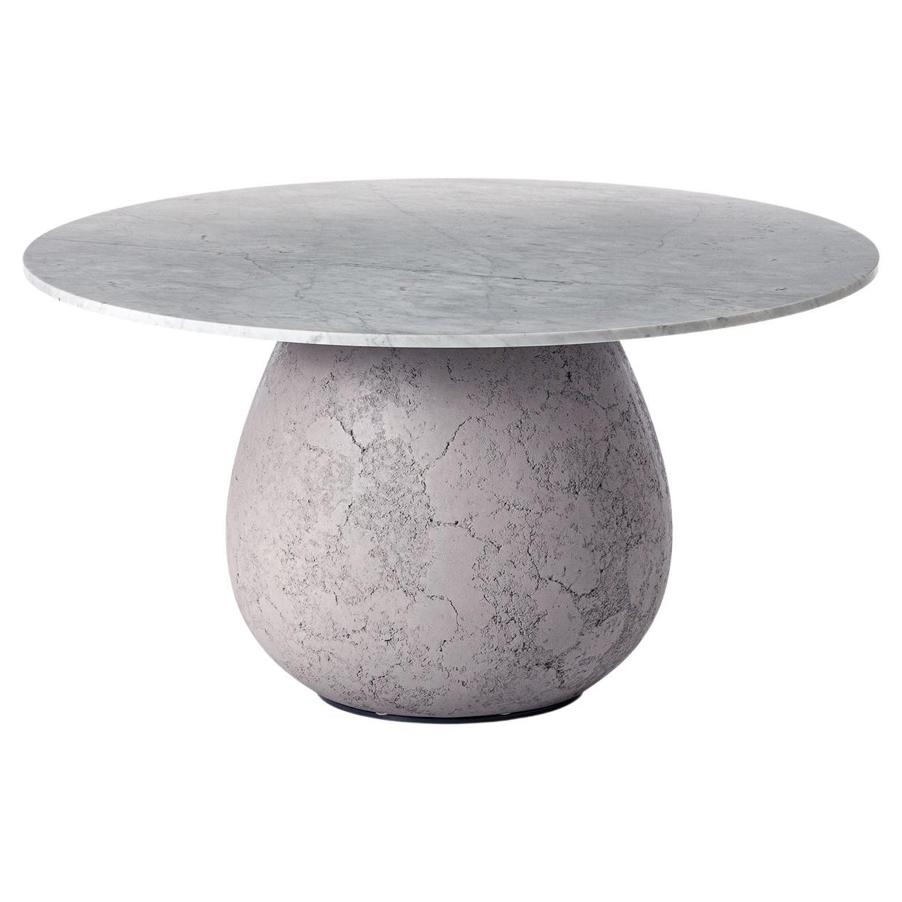 How do I polish a concrete table?