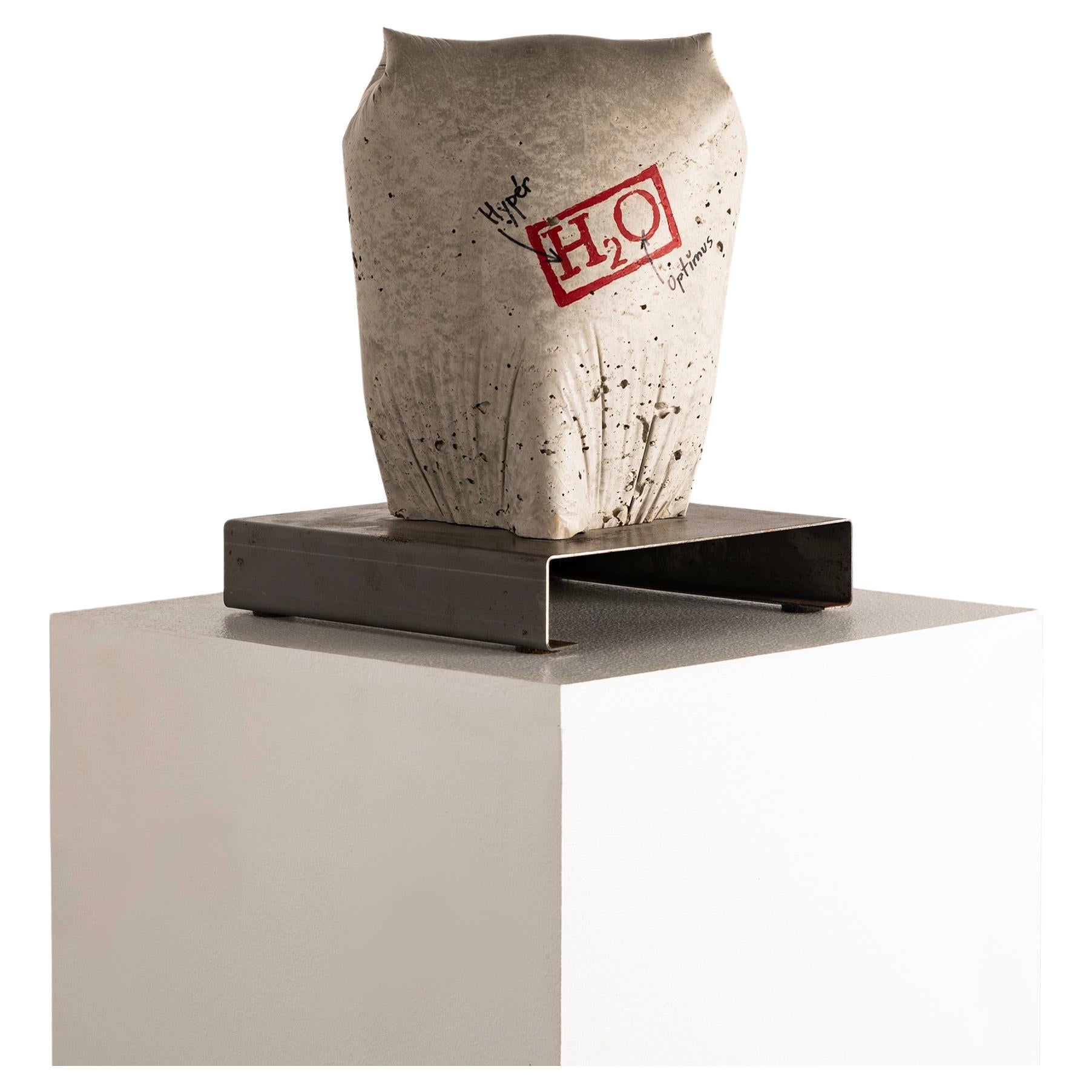 Concrete sculpture "Hyper H2O Optimus" by Oriol Texidor signed and numbered For Sale