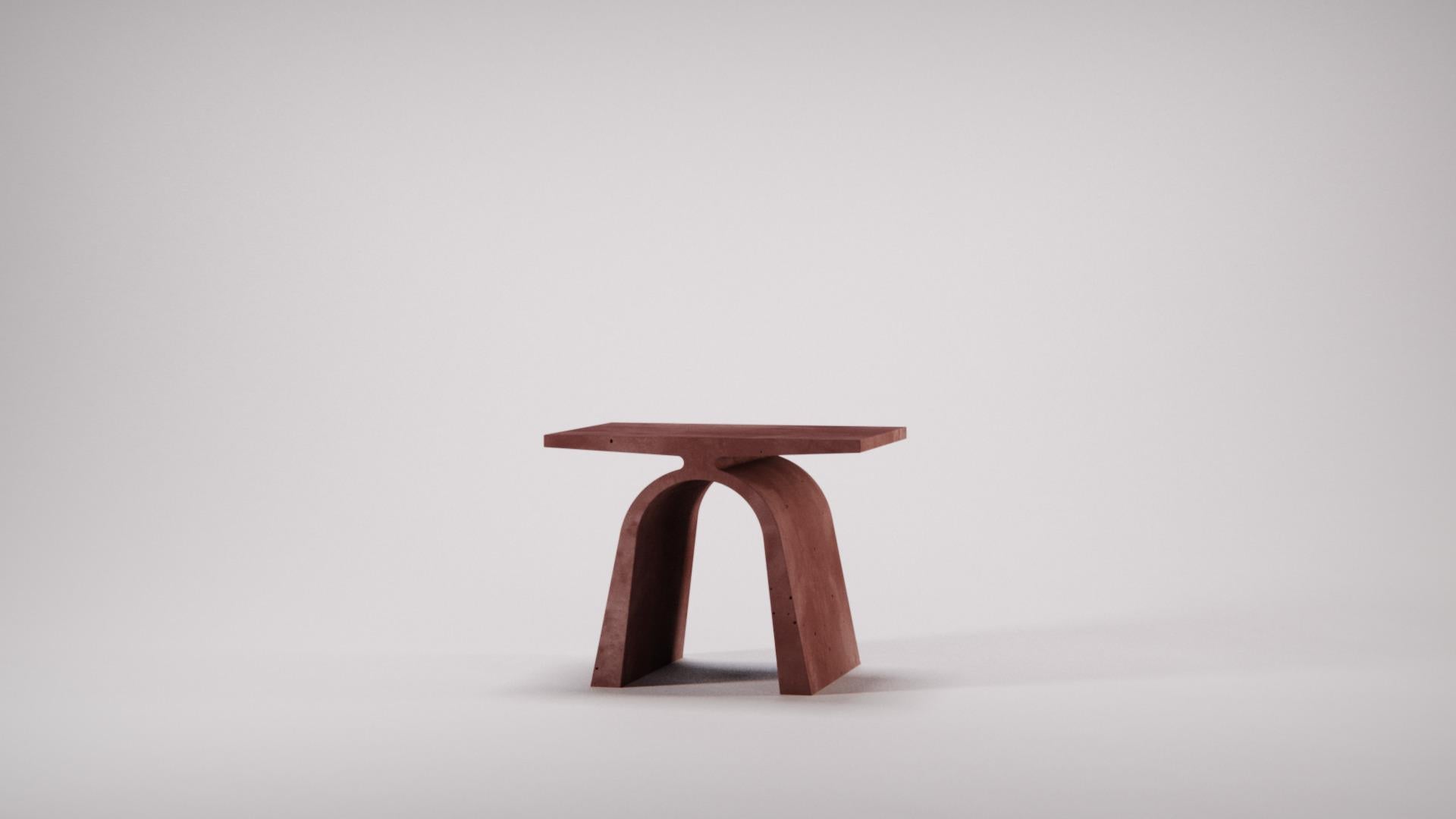 Table d'appoint en béton « A » de la collection Abecedario du Studio Irvine pour Forma&Cemento en vente 5