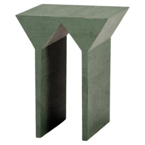 Coffee table G is part of the Abecedario Collection; it marks the beginning of a language in cement that will create a concrete alphabet made up by tables and stools casted through a pour of concrete inside an extruded mold. 
Forma&Cemento's