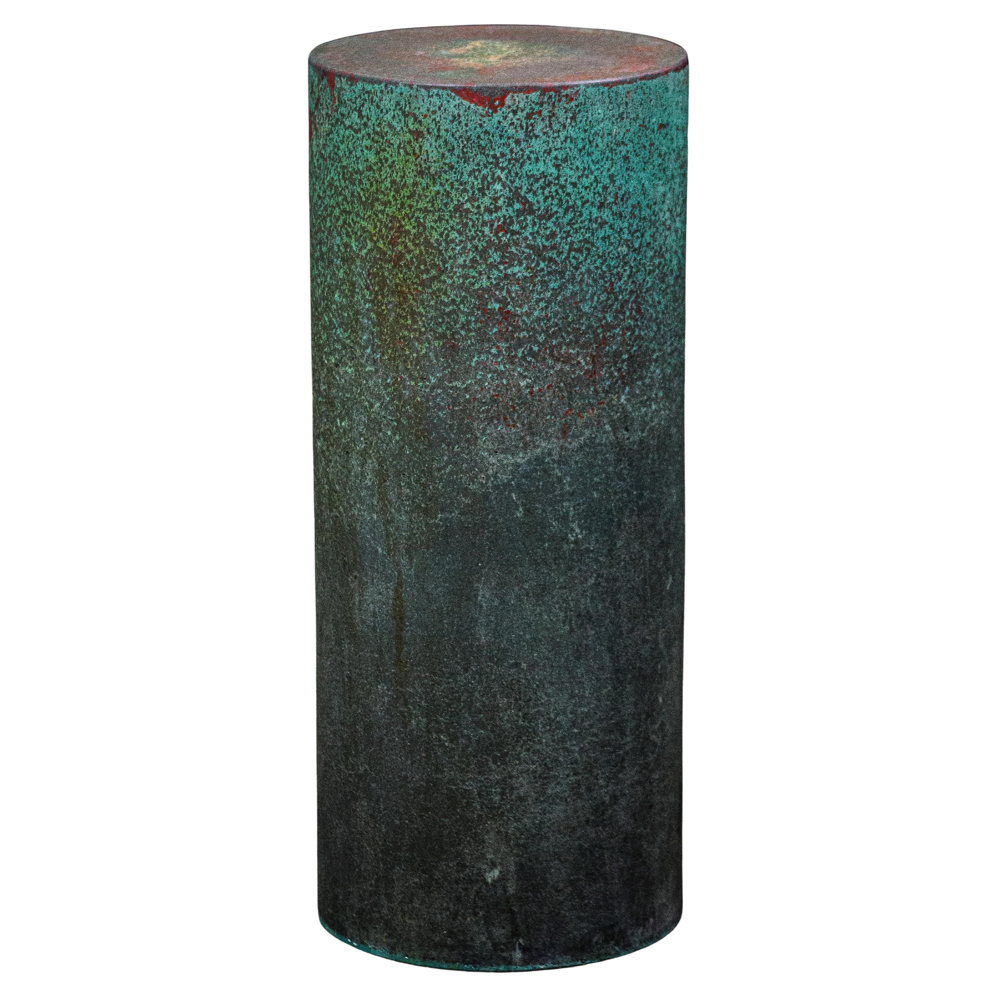 Concrete Side Table — Line Zero  Number 30 — by Dylan Myers For Sale