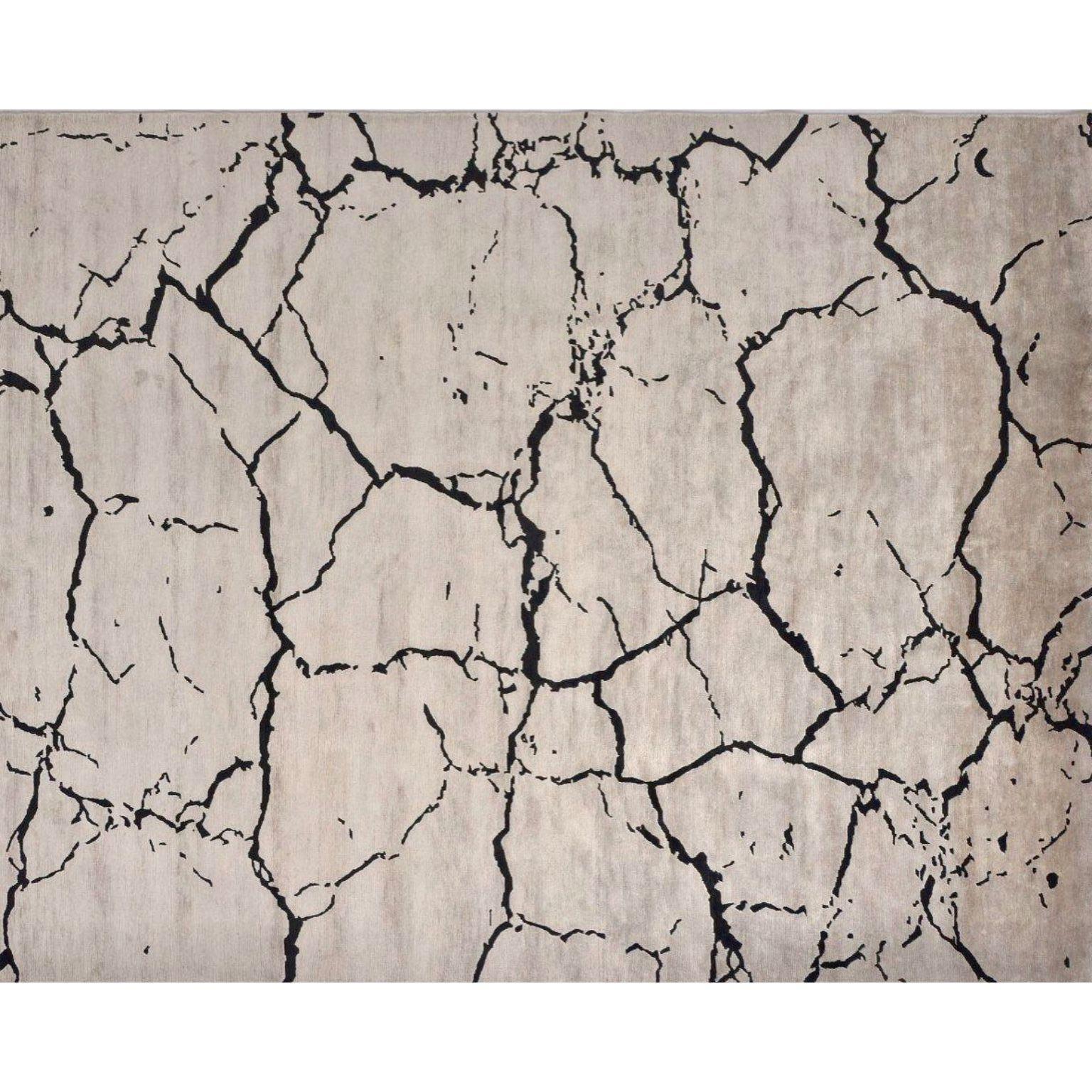 Concrete small rug by Art & Loom
Dimensions: D243.4 x H304.8 cm
Materials: 50% New Zealand wool-50% ,Chinese silk blend
Quality (Knots per Inch): 100
Also available in different dimensions.

Samantha Gallacher has always had a keen eye for
