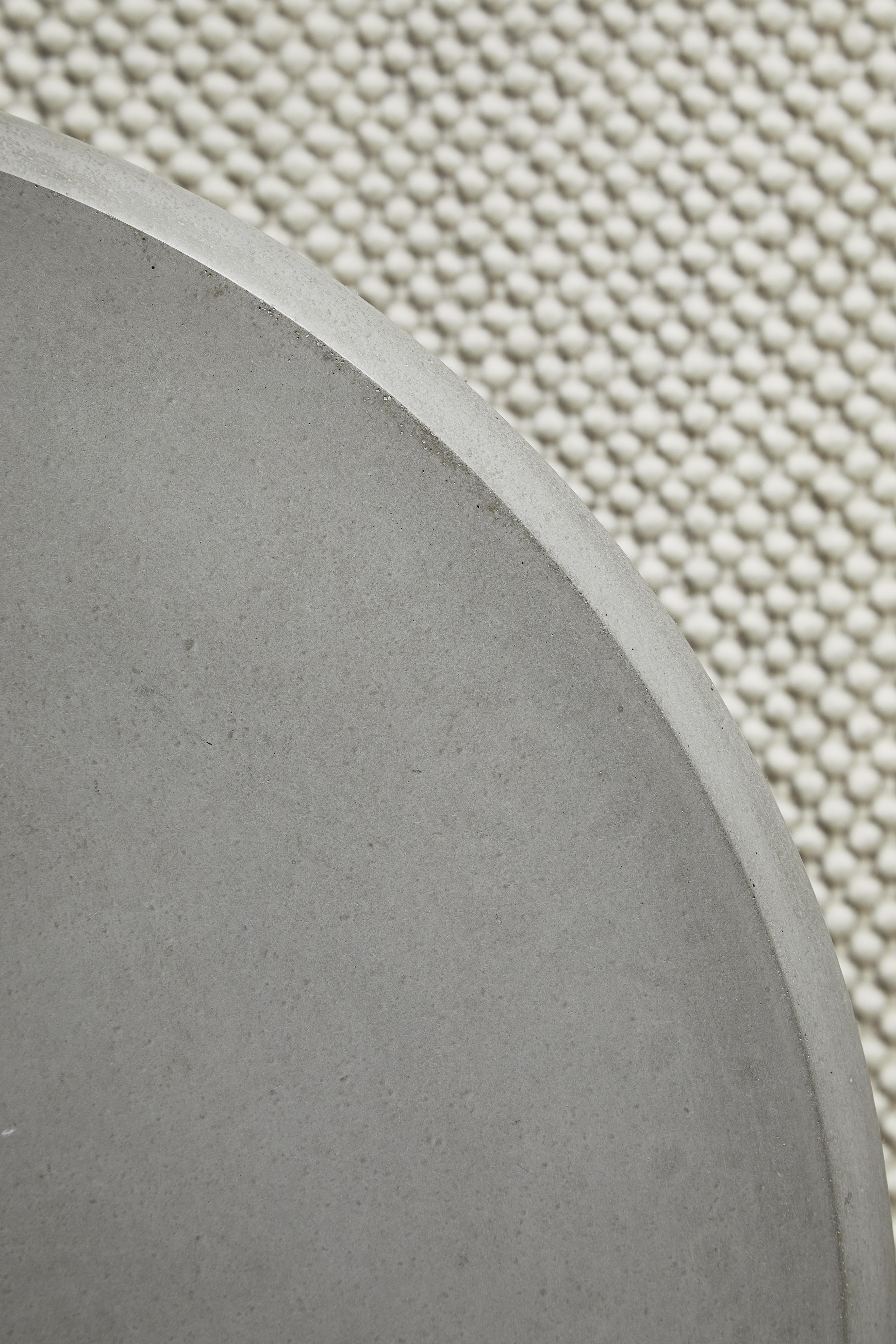 Danish Concrete Soround Coffee Table 60 by Nur Design For Sale