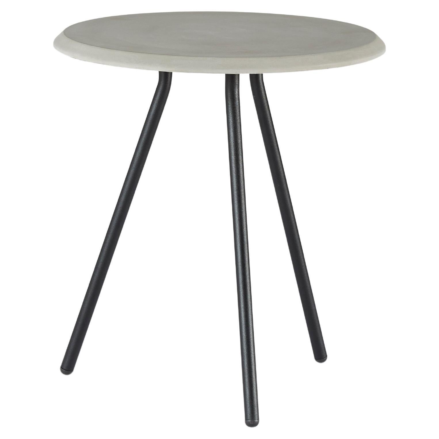 Faux Concrete Ocassional Side Table at 1stDibs