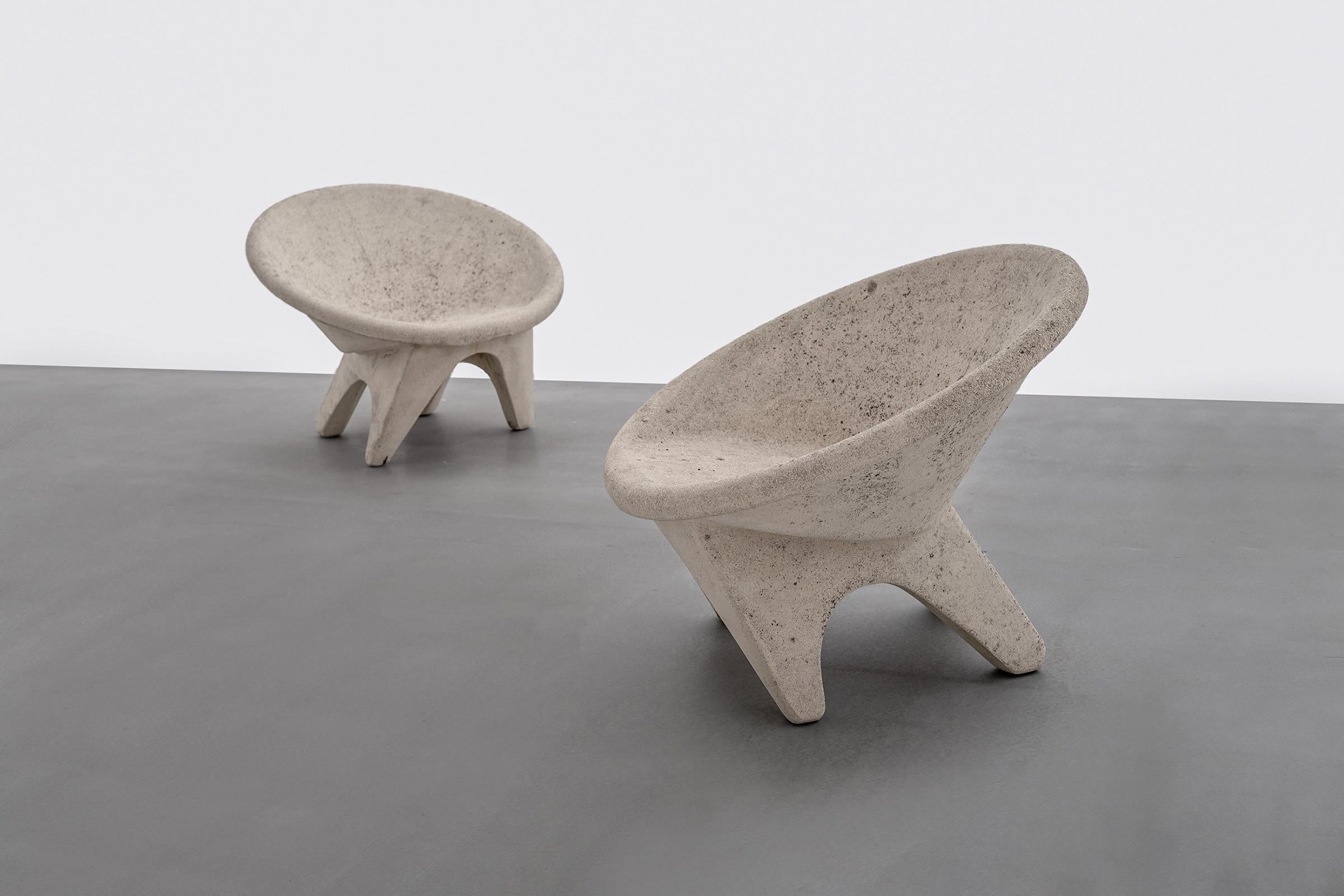 concrete chairs