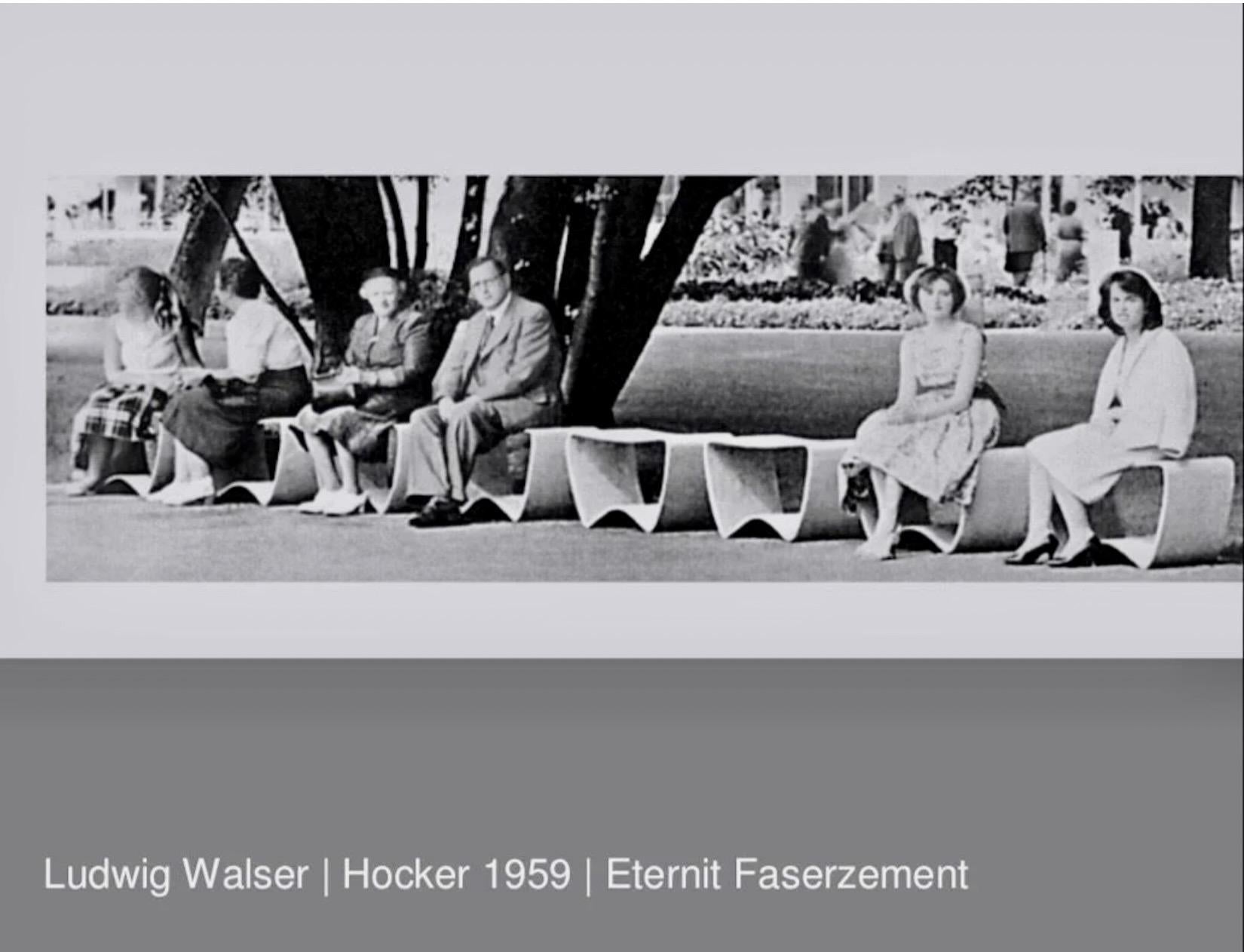 Tabouret en béton de Ludwig Walser pour Eternit, 1959, Suisse en vente 7