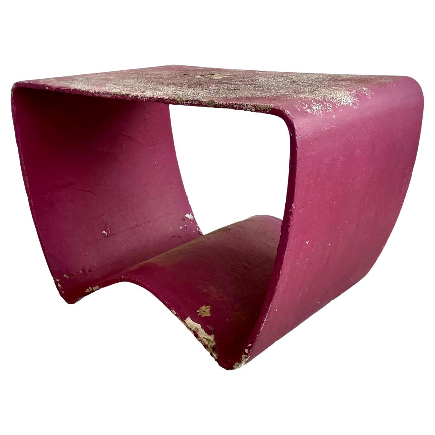Taburete de hormigón de Ludwig Walser para Eternit, 1959, Suiza