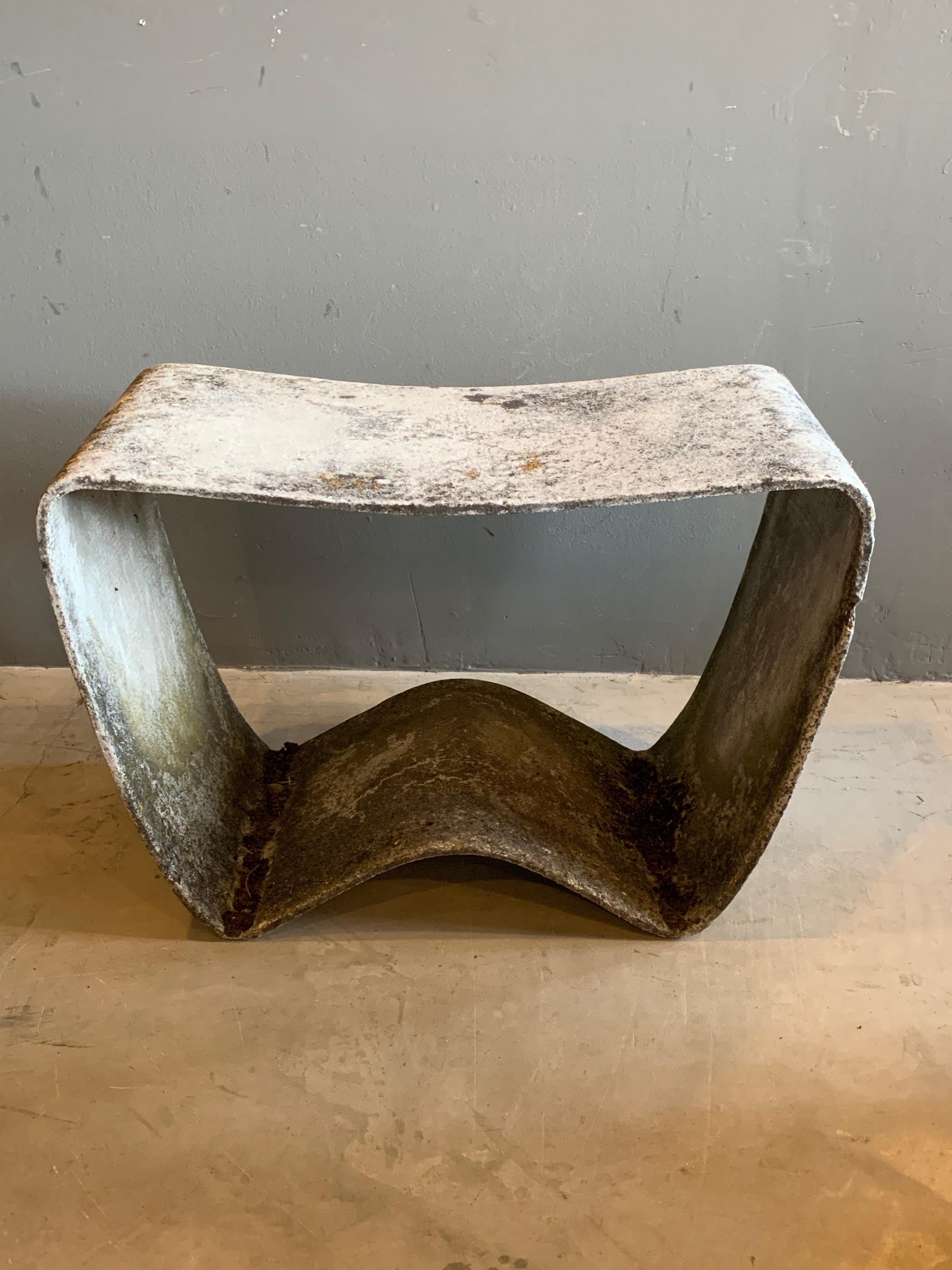 Concrete Stool by Ludwig Walser for Eternit In Good Condition In Los Angeles, CA