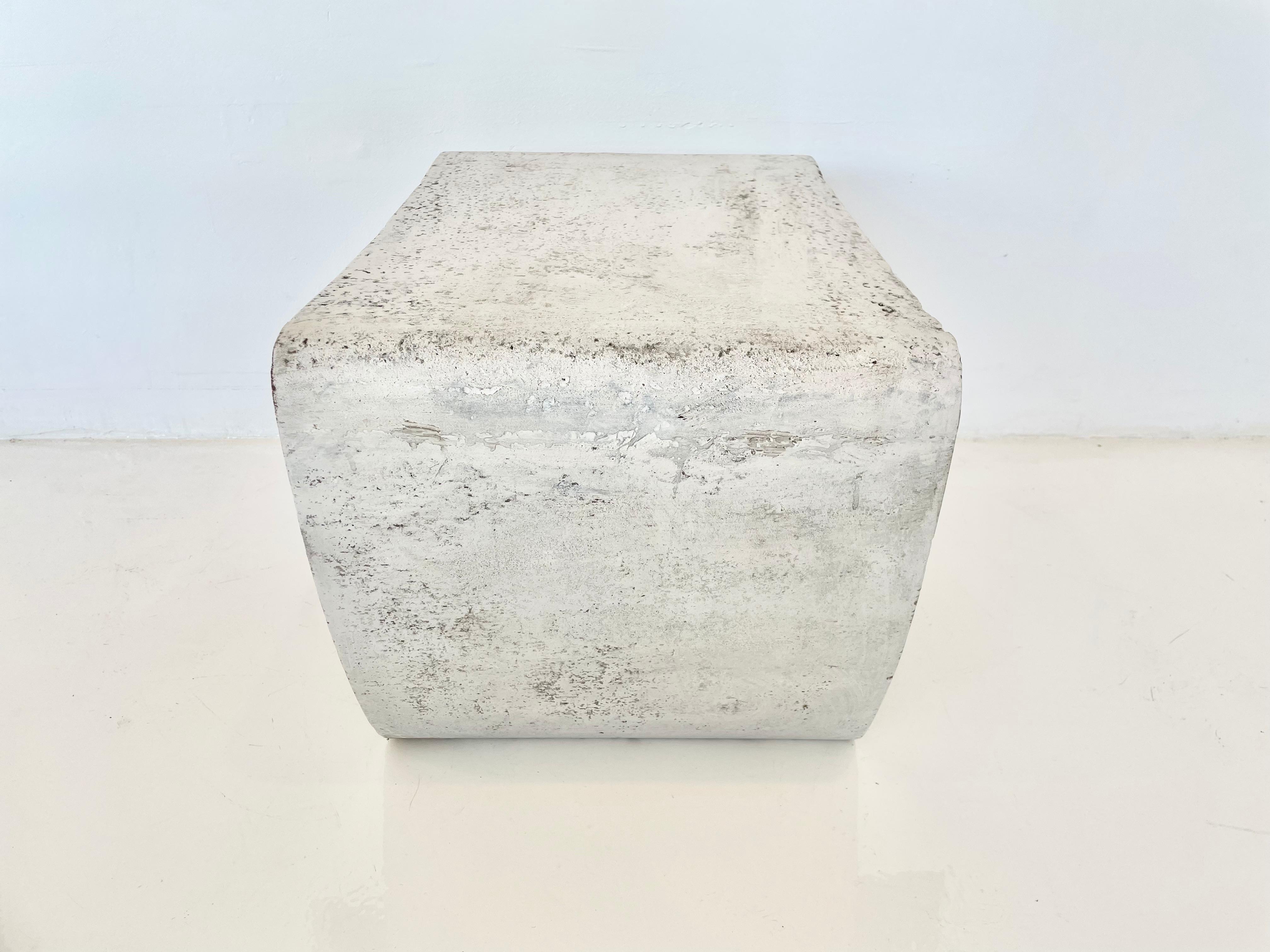 Swiss Ludwig Walser for Eternit Concrete Stool For Sale