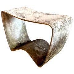Used Concrete Stool by Ludwig Walser for Eternit