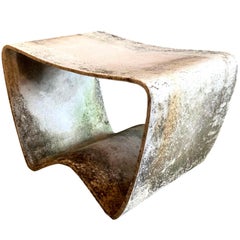 Used Concrete Stool by Ludwig Walser for Eternit