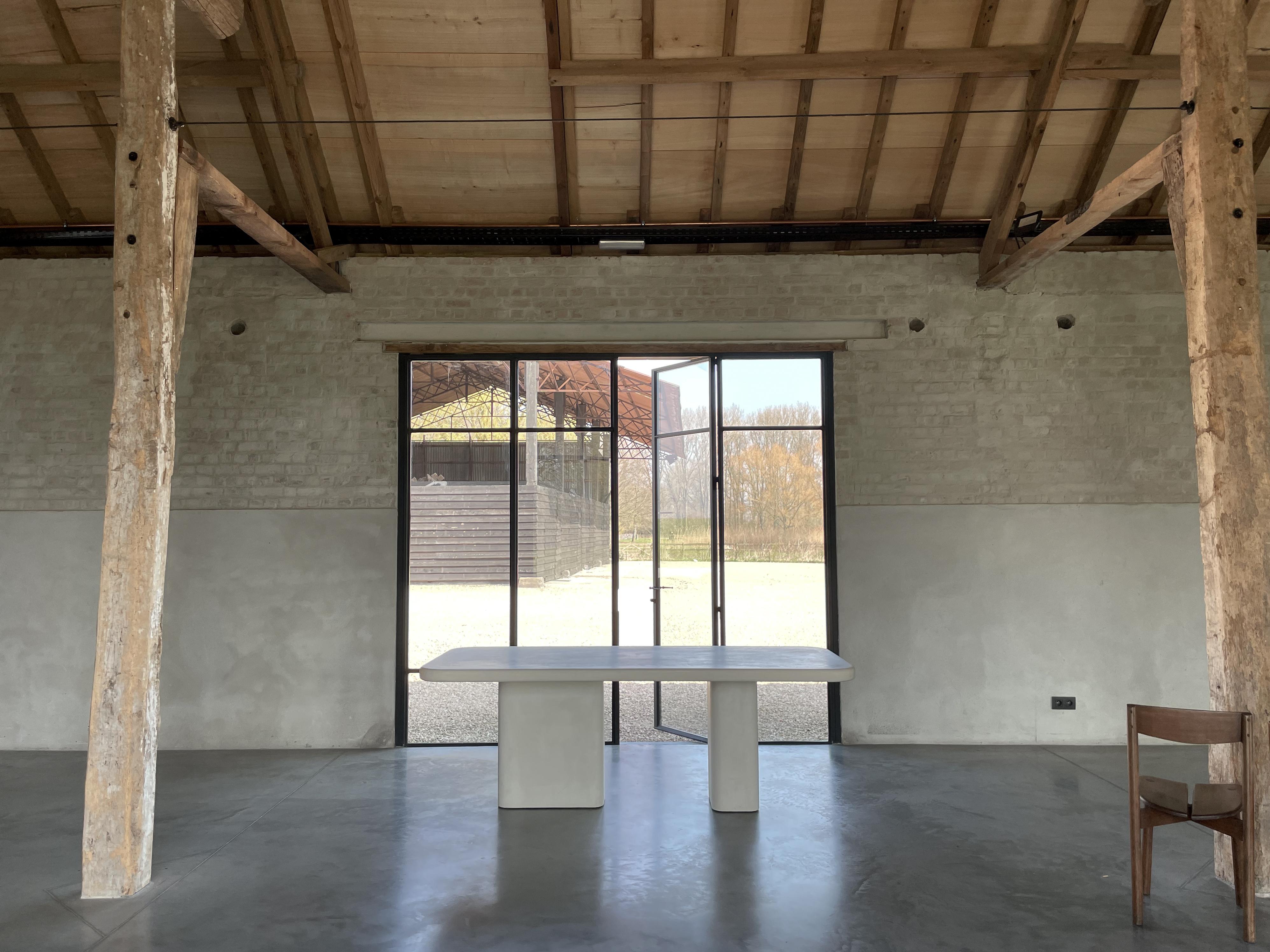 Post-Modern Concrete Table by Vive Ma Maison For Sale