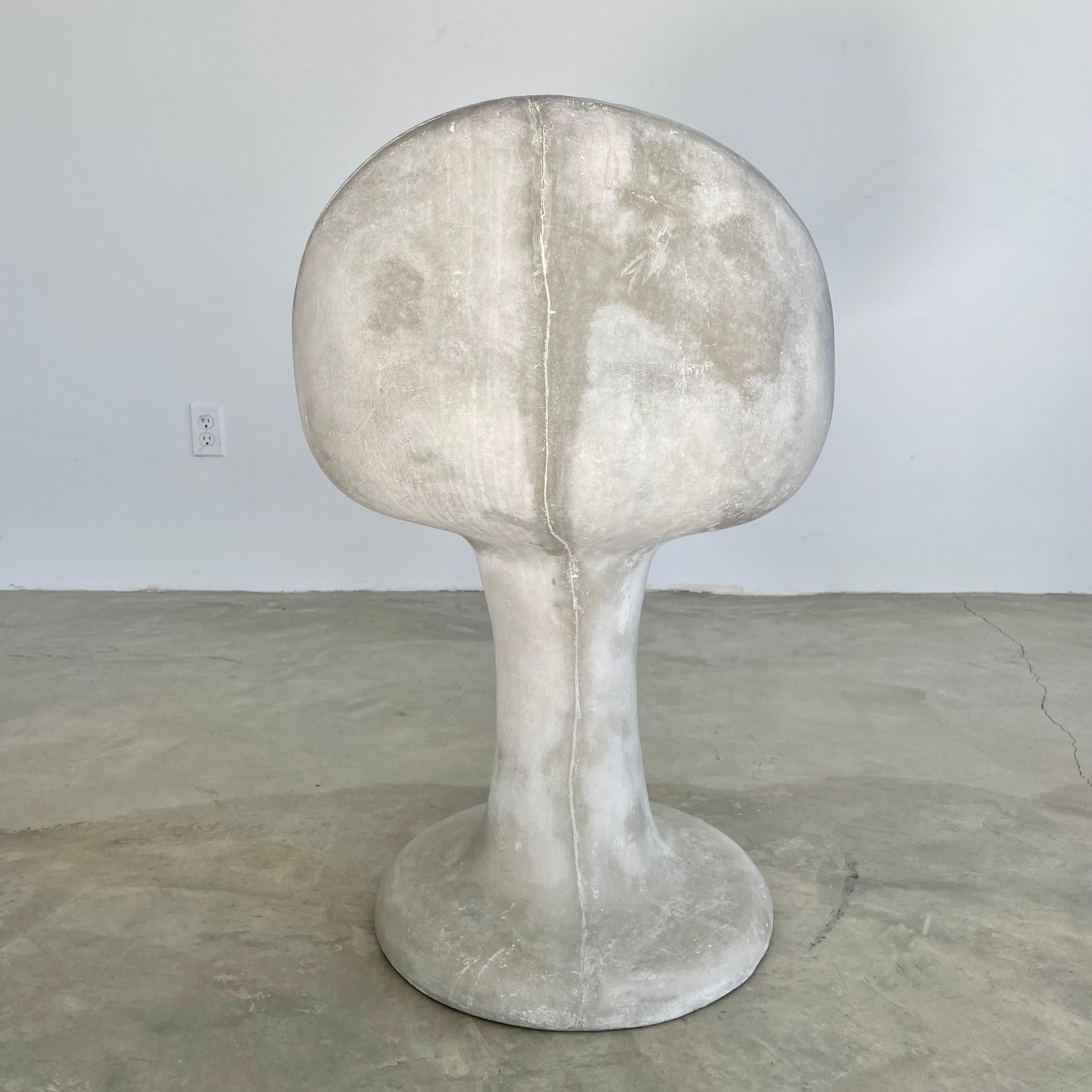 Contemporary Concrete Tulip Chairs by Merit Los Angeles For Sale